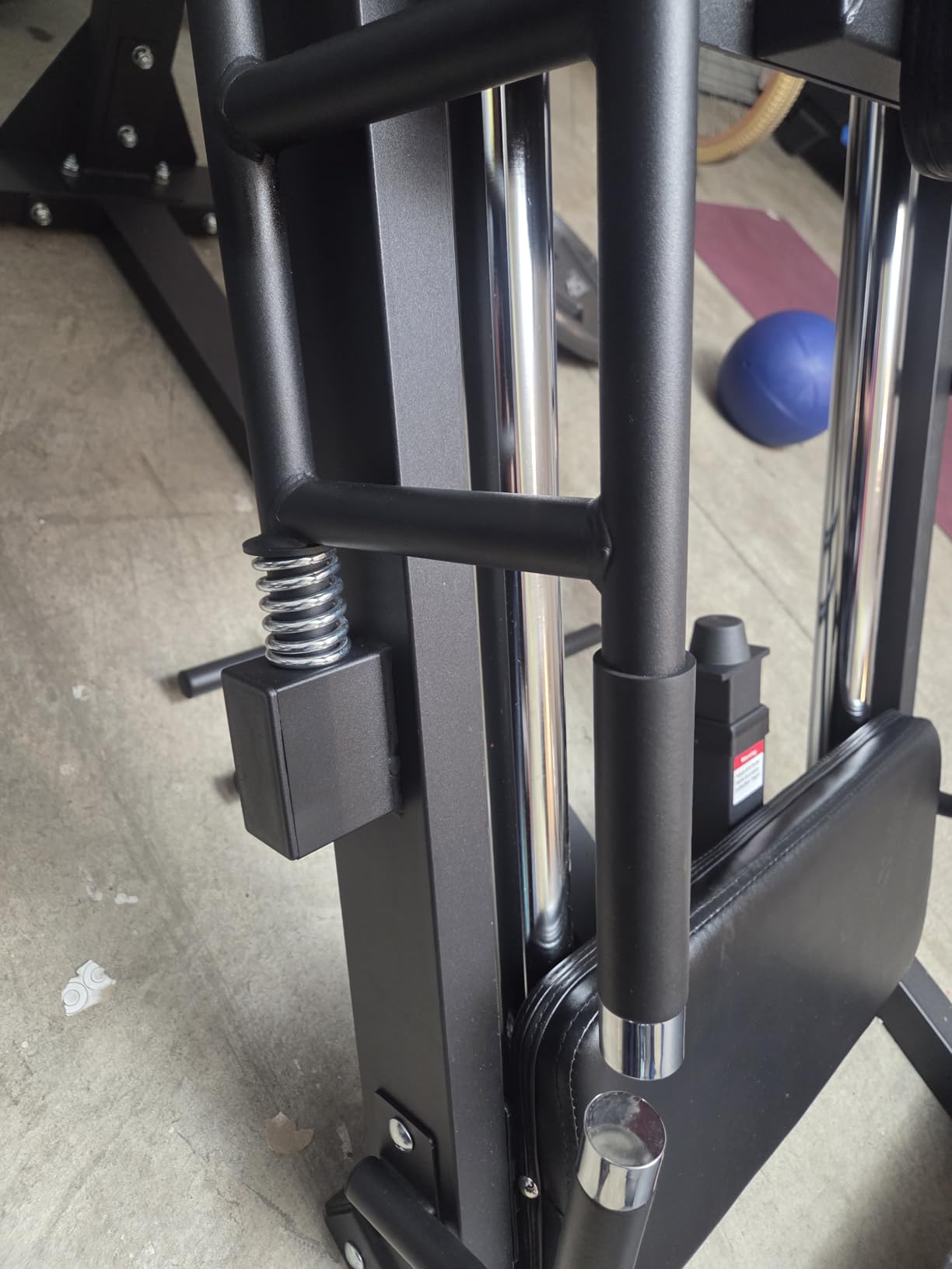 Leg Press Hack Squat Machine Combo, 45° Leg Exercise Machine ,Lower Body Special with Weight Storage for Quads, Hamstring, Glutes, Calves, Compact Home Gym Leg Day Equipment customer photo 1