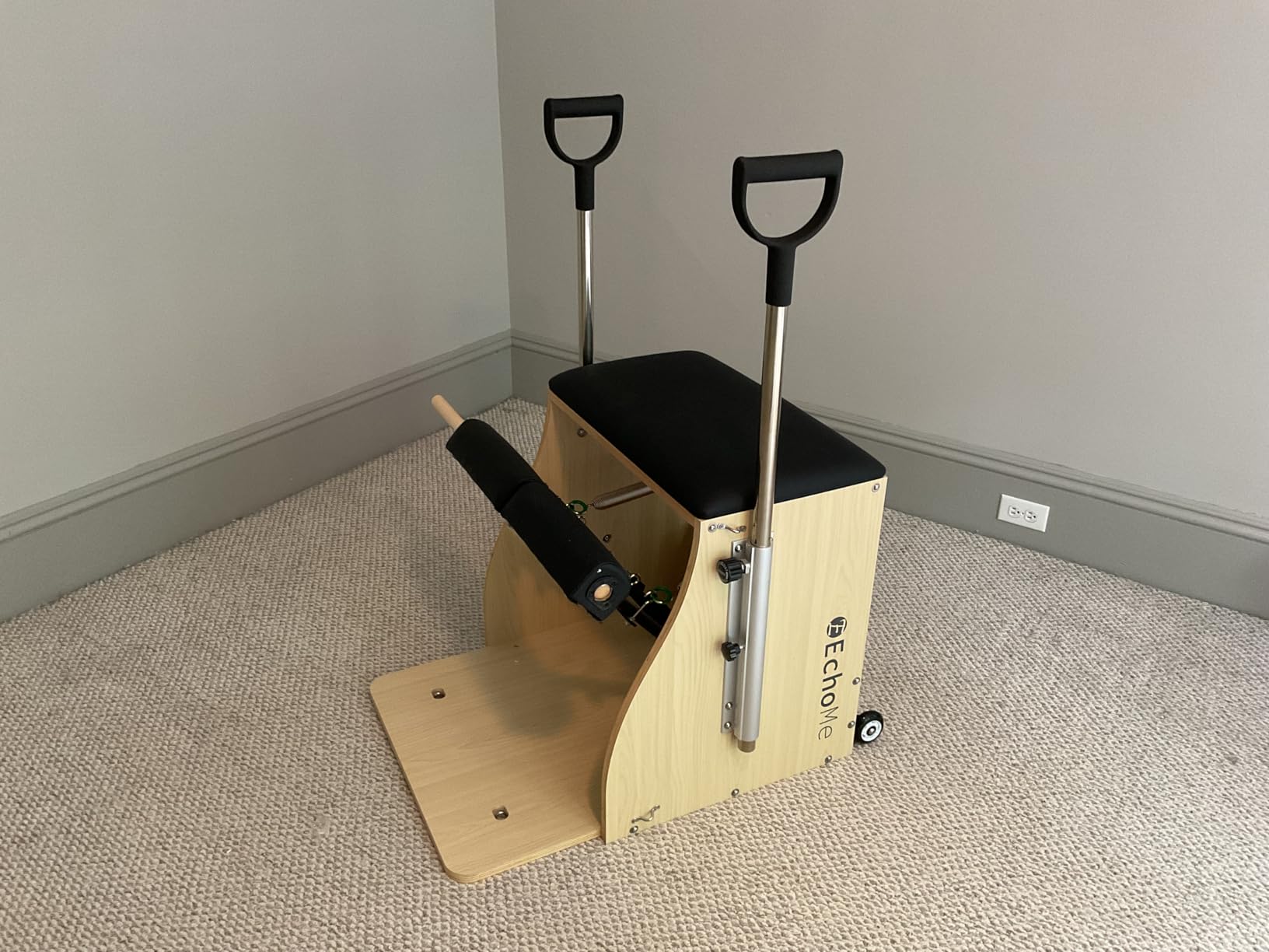 EchoMe Plates Combo Chair with Handles, Split-Pedal Stability Pilates Chair, Yoga Fitness Trainer, Pilates Reformer Machine, Pilates Equipment of Maple Wood for Home use and Studio Use customer photo 2