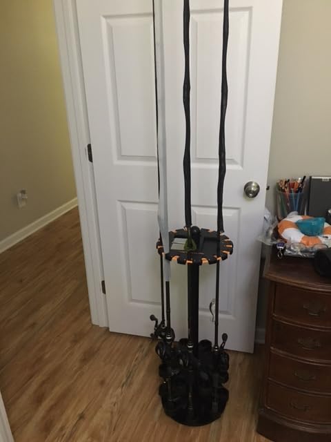 KastKing V16 Rotating Fishing Rod Holder for Garage, Fishing Gear | Floor Rack Holds Up to 16 Rods & Combos, Space-Saving Pole Organizer with Foam, Durable ABS, Fishing Storage Gift for Men customer photo 1