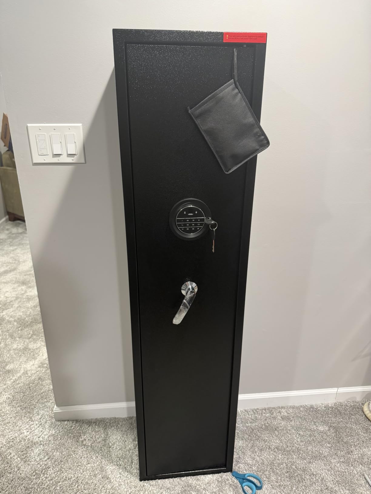 Marcree 5-8 Biometric Gun Safe, Fingerprint Gun Safe for Rifles and Pistols, Long Gun Cabinets for Rifles and Shotguns with Dual Alarm System, Quick Access Rifle Safes, No Assembly customer photo 1
