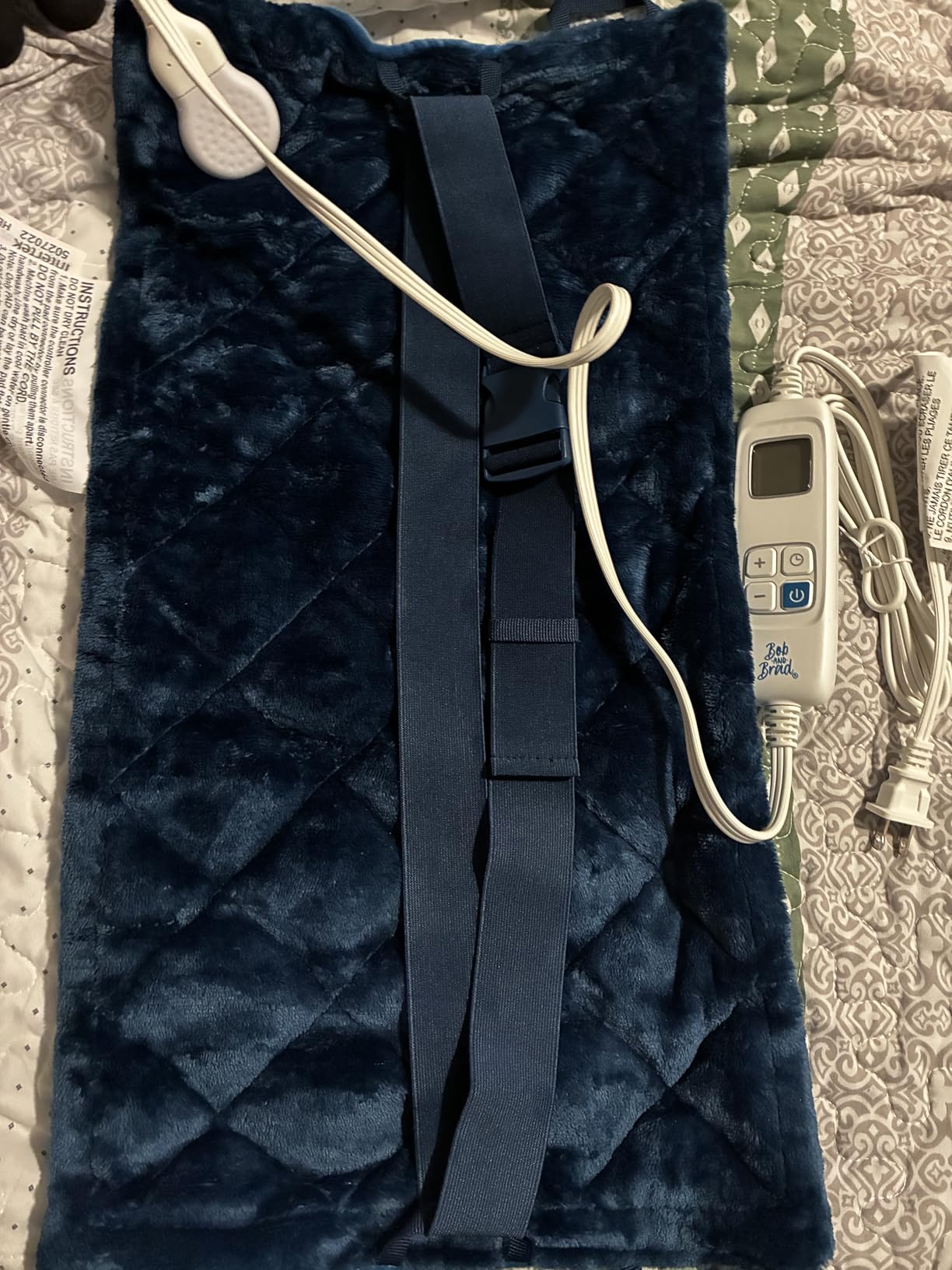 BOB AND BRAD TheraHeat Far Infrared Weighted Heating Pad for Back, Shoulder customer photo 1