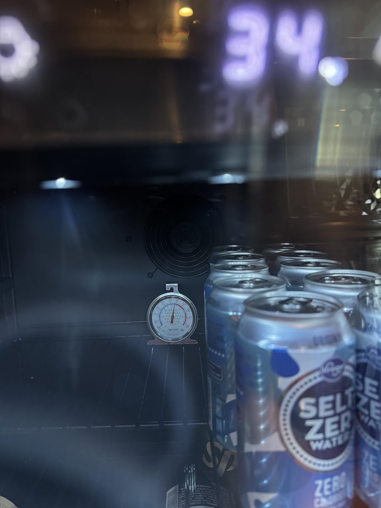 Ca'Lefort 24 inch Beverage Refrigerator, 180 Can Beverage Fridge | Under Counter or Built-in Beverage Cooler with 3-Color LED Light, 34-54°F for Kitchen Home Bar, Right-Hinged, 5.65 Cu.Ft customer photo 1