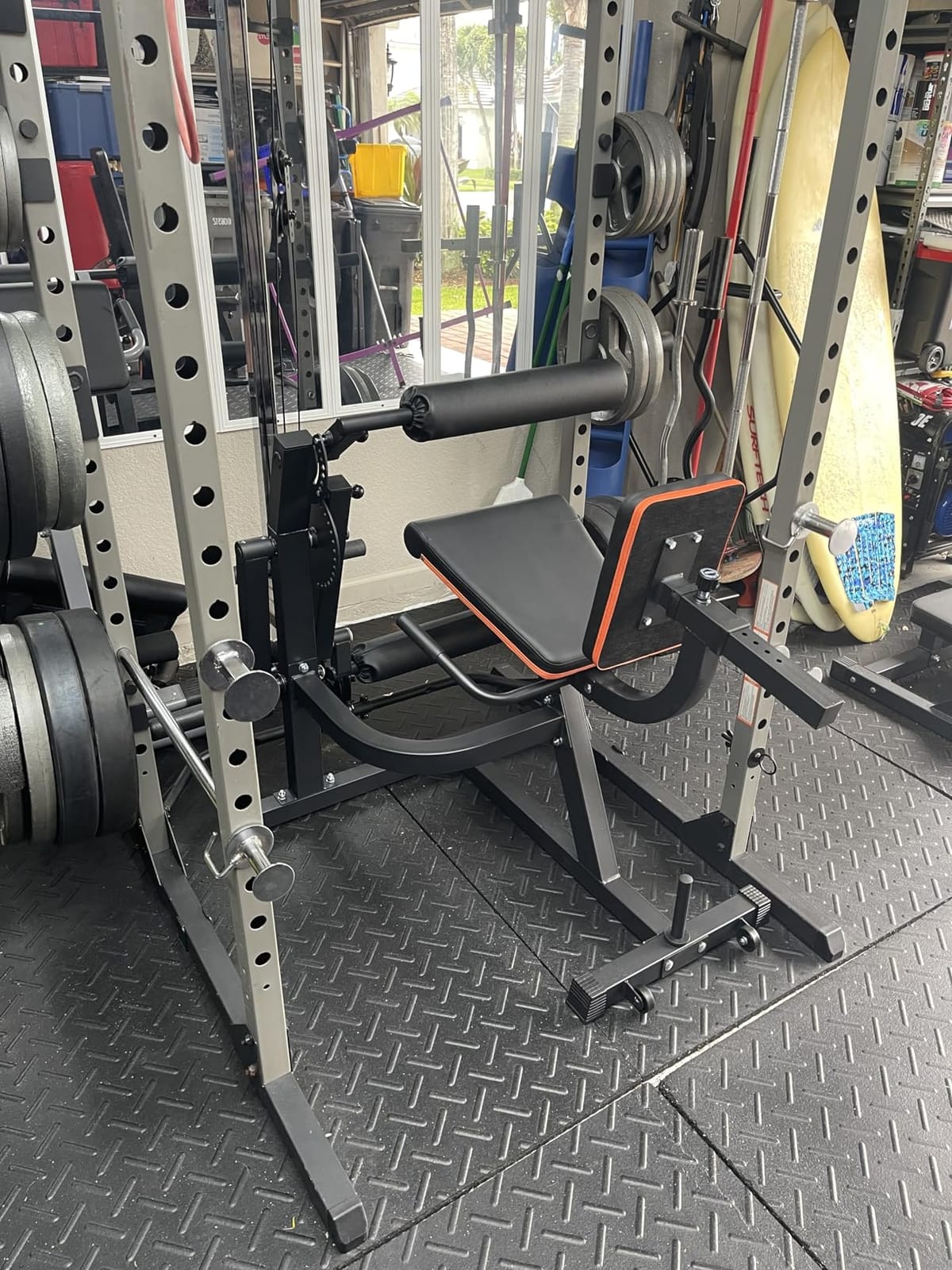 FEIERDUN 4-in-1 Adjustable Leg Extension Curl Machine - 700lbs Capacity Leg Extension Machine for Lower Body Workouts - Adjustable Leg Curl Machine customer photo 2