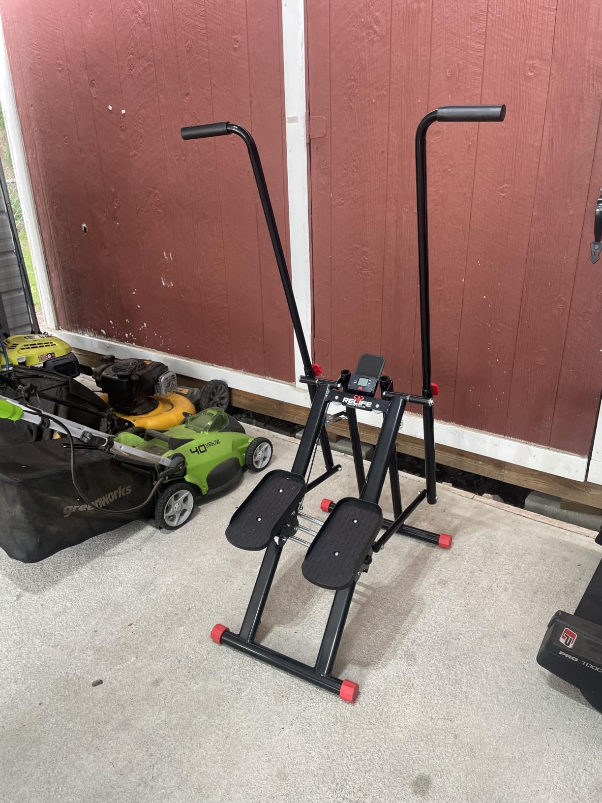 RELIFE REBUILD YOUR LIFE Stair Stepper for Home Exercise, New Version Stair Climber with Adjustable Resistance, Vertical Climber Cardio Exercise Machine for Full Body Workout, Extended Step Range customer photo 2