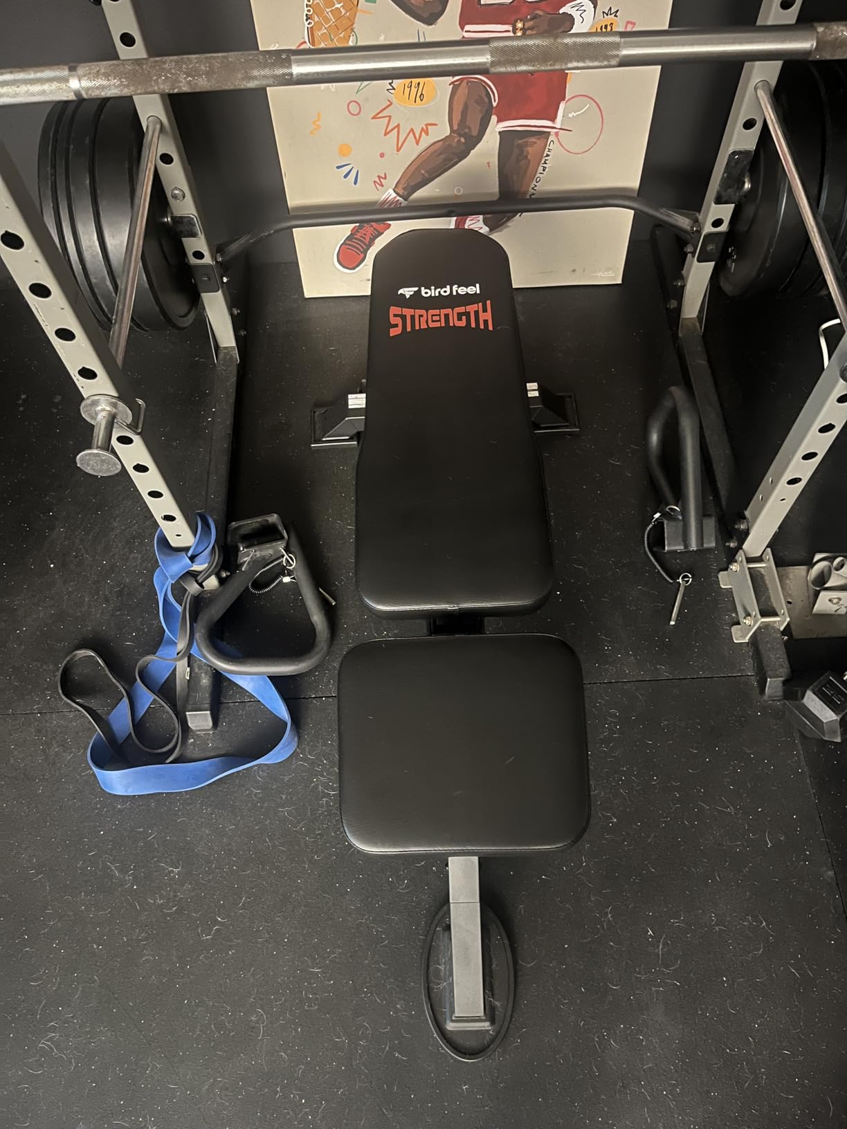 Adjustable Weight Bench, 1800LBS Heavy Duty Workout Bench for Home Gym | Commercial Strength Training Bench with Removable Leg Holder, Supports Full Body Workouts with Flat Incline Decline Sit Up customer photo 1