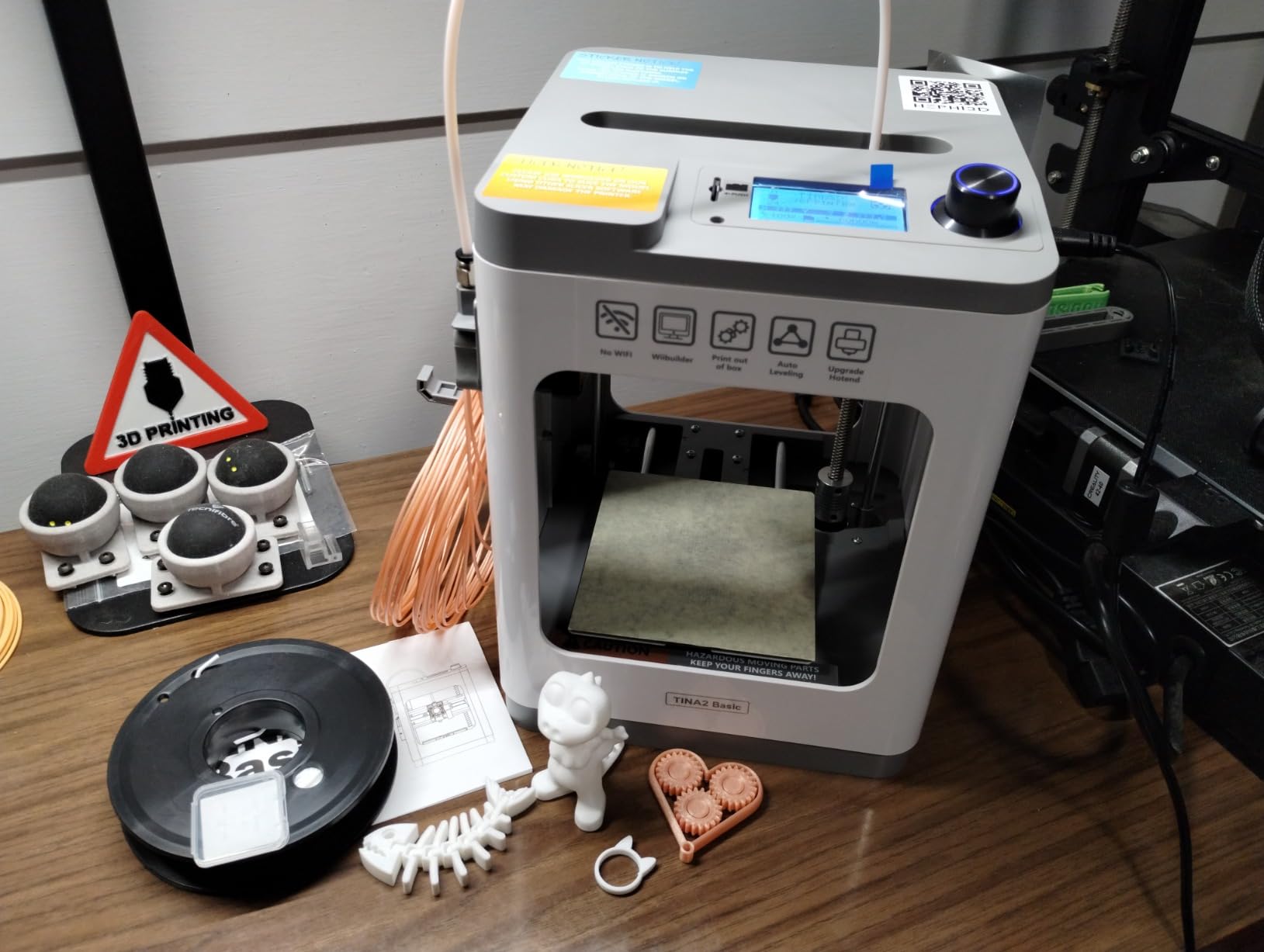 HEPHi3D TINA2S 3D Printer for Kids & Beginners Friendly, Fully Assembled | Auto Leveling 3D Printers for Beginners with APP & WiFi Control, Huge Model Library, Mini 3D Printer Friendly for Home, STEM customer photo 2