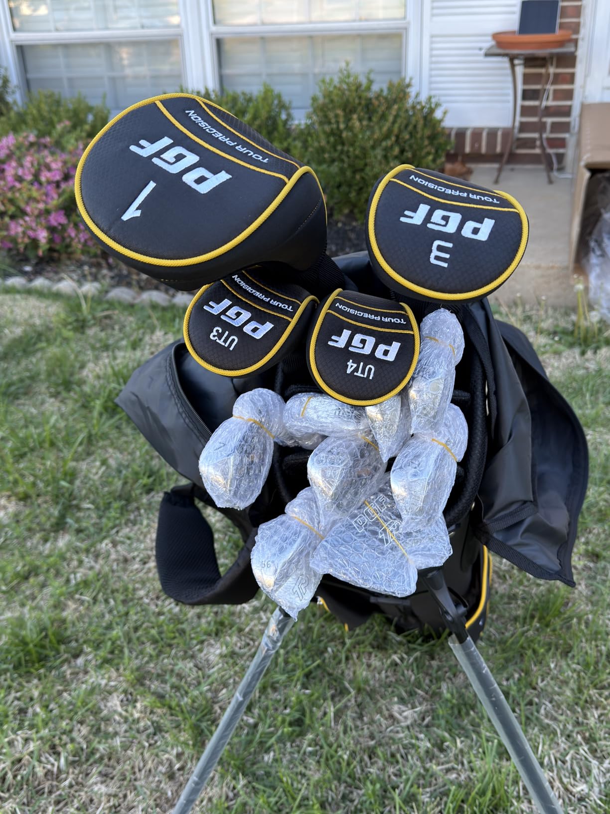 PGF Golf Gold TP Complete Golf Club Package Set for Men & Women [17-Pieces] [Flex: Regular] customer photo 1