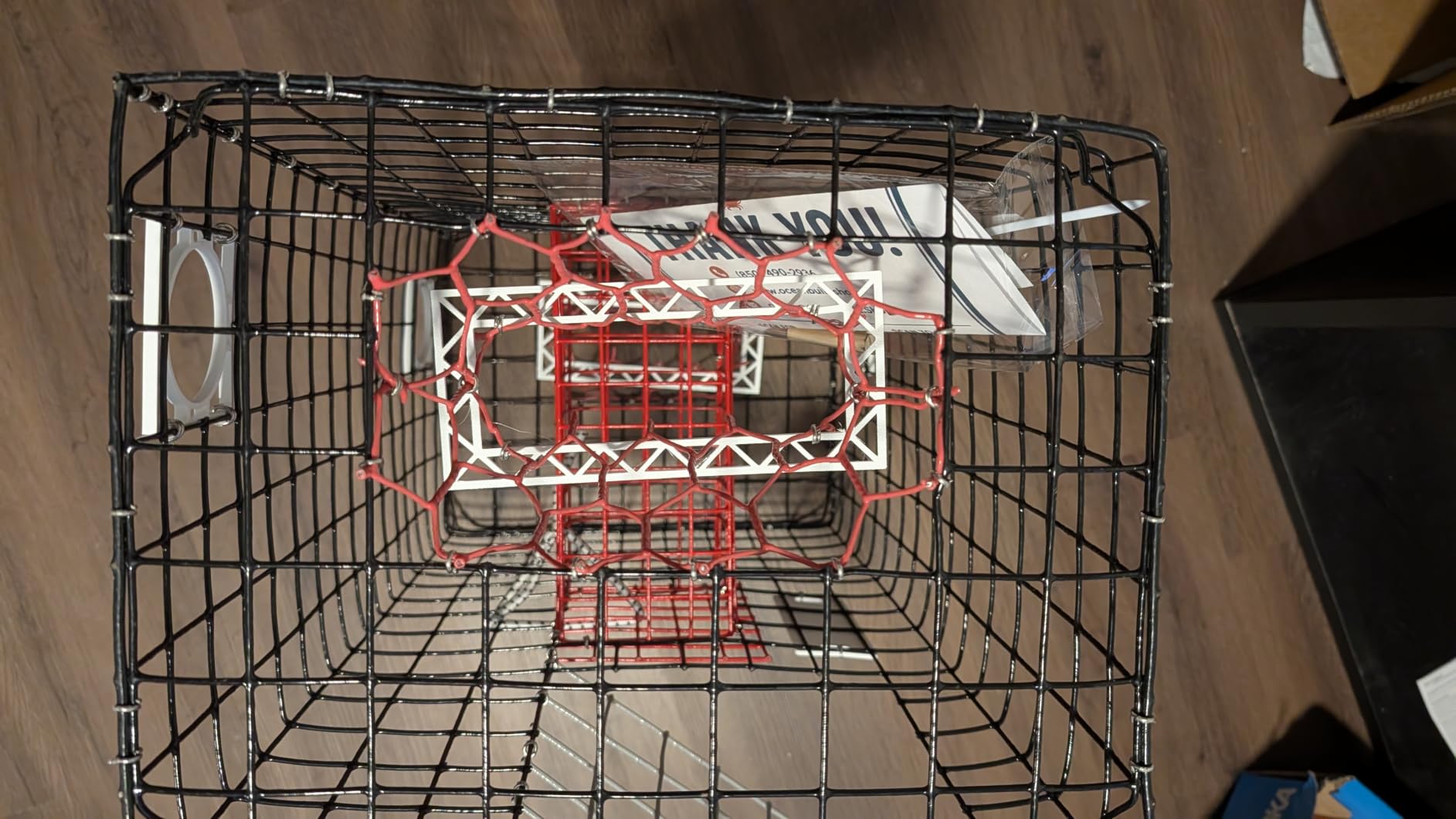 Florida Medium Blue Crab Trap - 24 x 14 x 11 Crab Pot for Recreational Crabbing - Two-Throat Entry Fishing Trap - PVC Coated Wire Saltwater Crab Trap customer photo 2