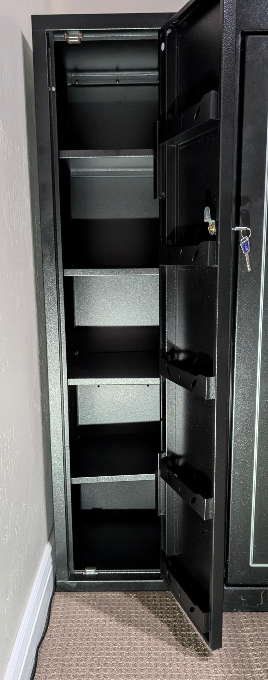 KAER 15-20 Gun Safe Gun Cabinet 2 in 1 Large Gun Safes for Rifles and Pistols Rifle Safe for Home High Capacity Electronic Gun Cabinets for Rifles and Shotguns with Drawer, Removable Shelf customer photo 1