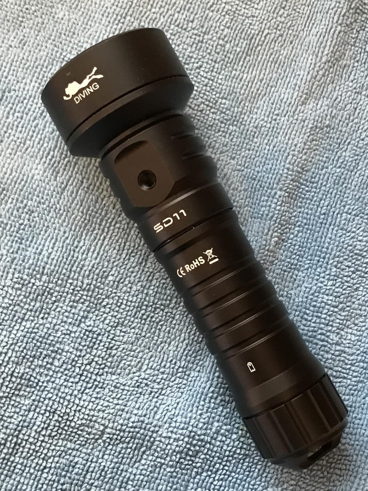 sofirn SD11 Dive Light, 5000LM, CRI 90, Rechargeable Waterproof Flashlight with 660NM Red Light, 3000K-6500K, USB-C, IPX8, with 1/4