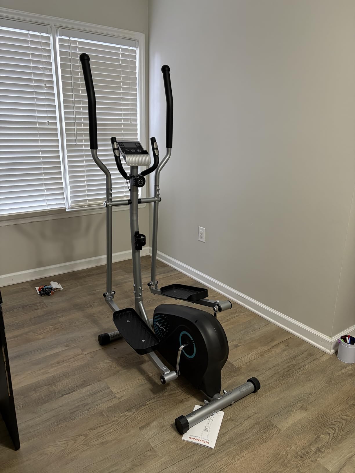 THERUN Elliptical Exercise Machine, Ultra-Quiet Magnetic Machine for Home | 13.2LBS Flywheel, 16 Resistance Levels, Pulse Sensor & LCD Monitor for Smooth Full-Body Cardio Workouts customer photo 1