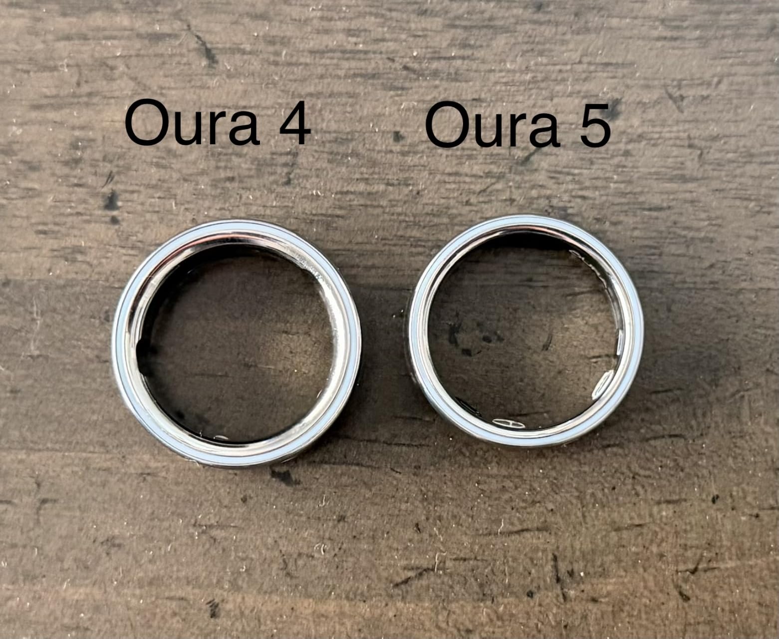 Oura Ring 5 Smart Wearable - Silver - Size 9 - Fitness & Sleep Tracker customer photo 2