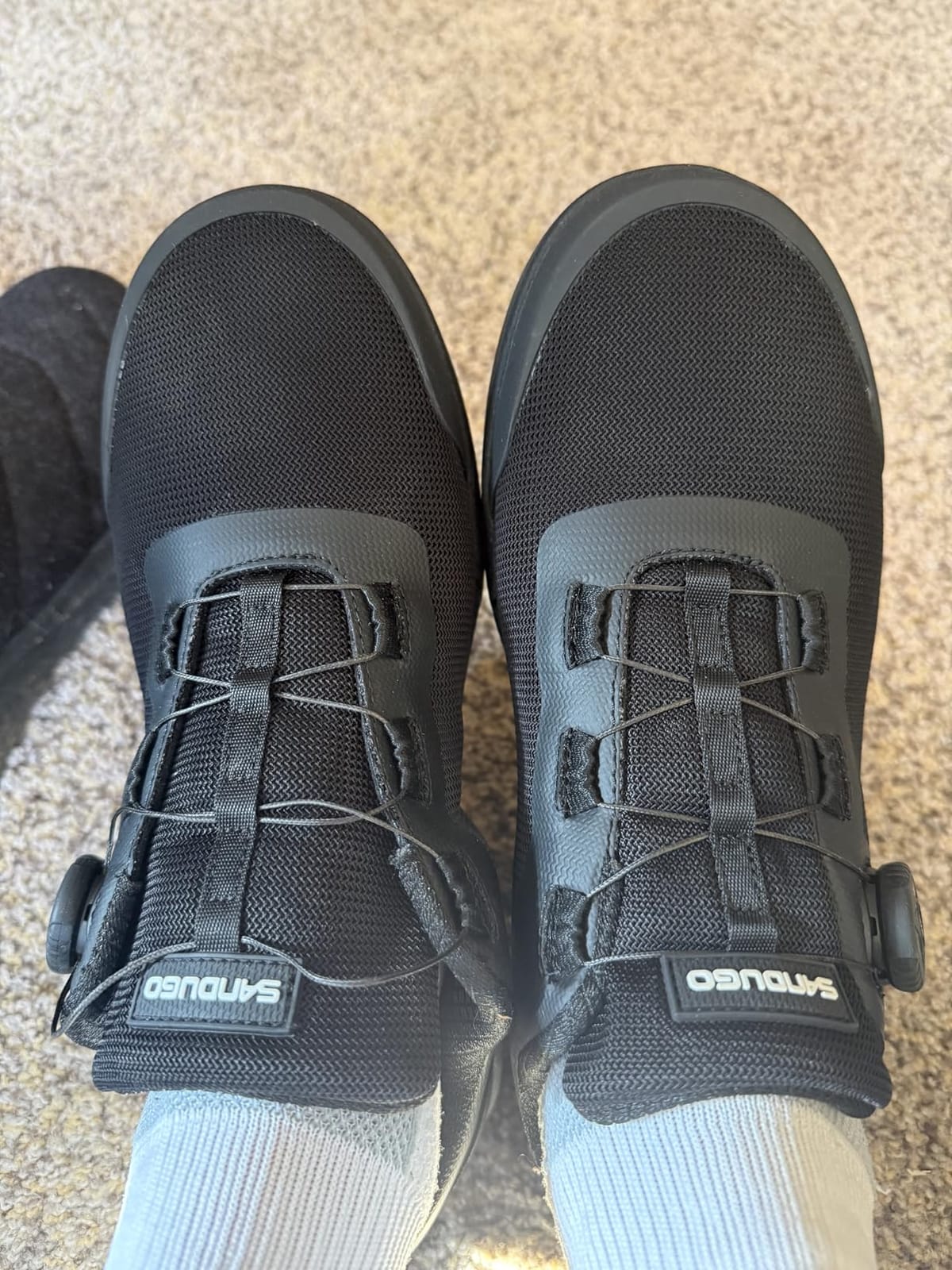 MTB Mountain Bike Shoes for XC/Enduro/DH Cycling, Speed Lace Dial System Stability(Flat Pedal/Clipless Version) customer photo 2