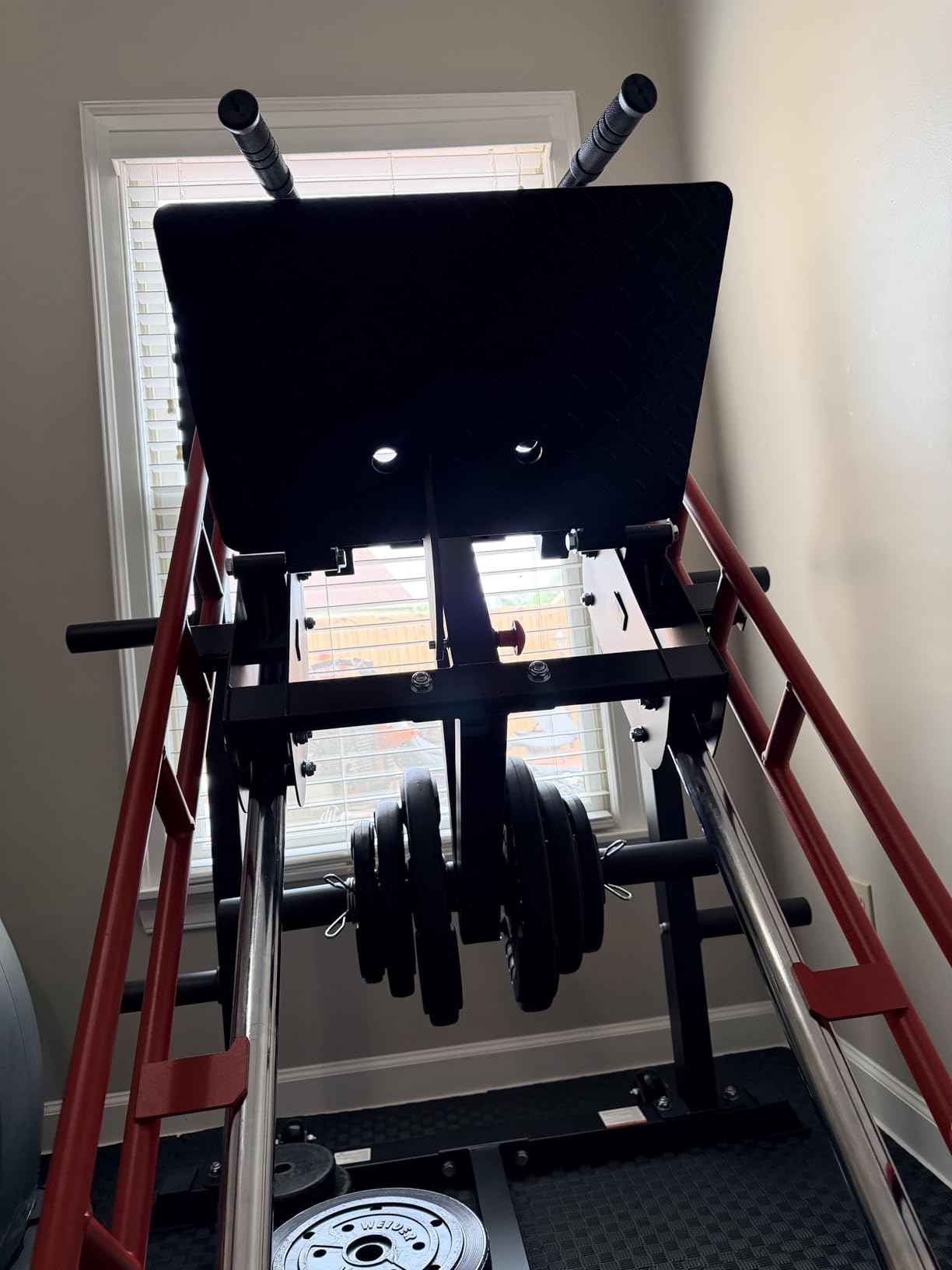 Dripex Leg Press Hack Squat Machine Combo for Home Gym, Adjustable Leg Press Machine for Full Lower Body Workout, Upgraded Leg Press with Transport Wheels and Weight Storage,Weight Plates Not Included customer photo 2