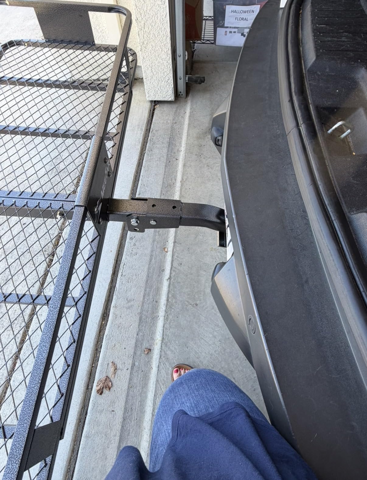 Hitch Mount Cargo Carrier Rack Basket 53