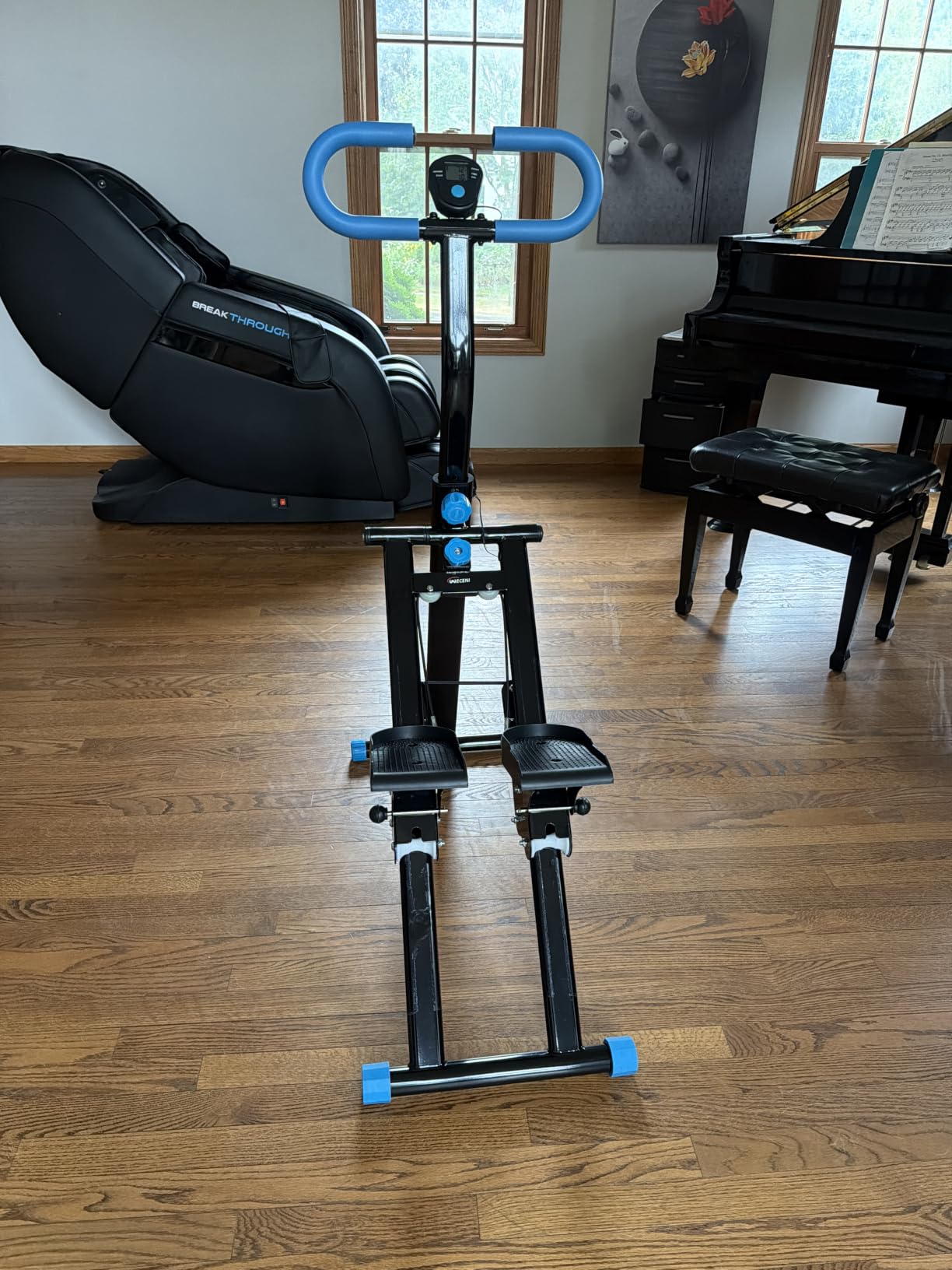 Stair Stepper for Home, Folding Stair Climber with LCD Monitor, Quiet Cardio Machine for Full Body Workout & Glute Training, 300LB Capacity customer photo 1