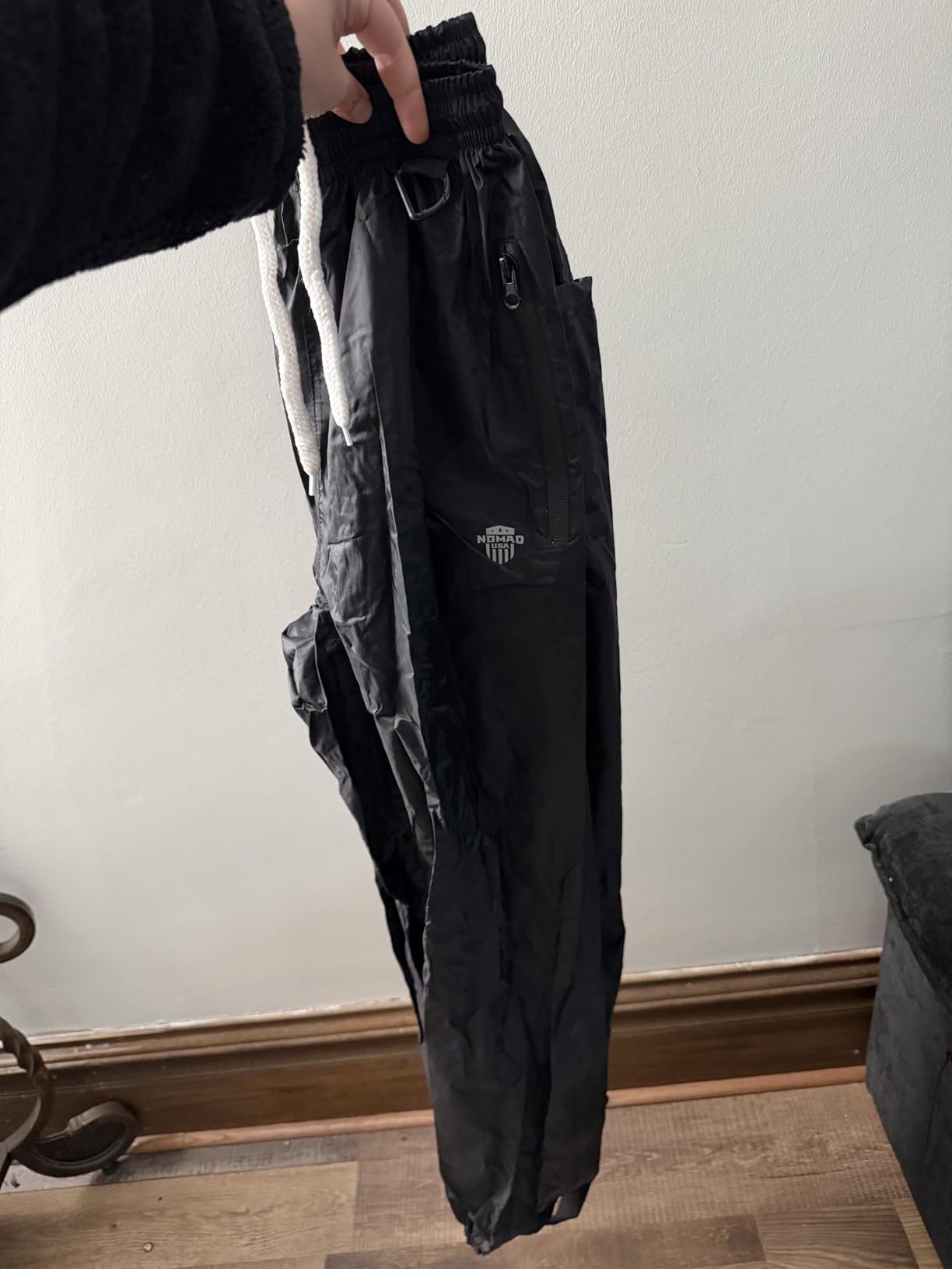 Nomad Men's Waterproof Rain Pants Lightweight Windproof Breathable Overpants Hiking Fishing Cycling Outdoor Pants customer photo 2