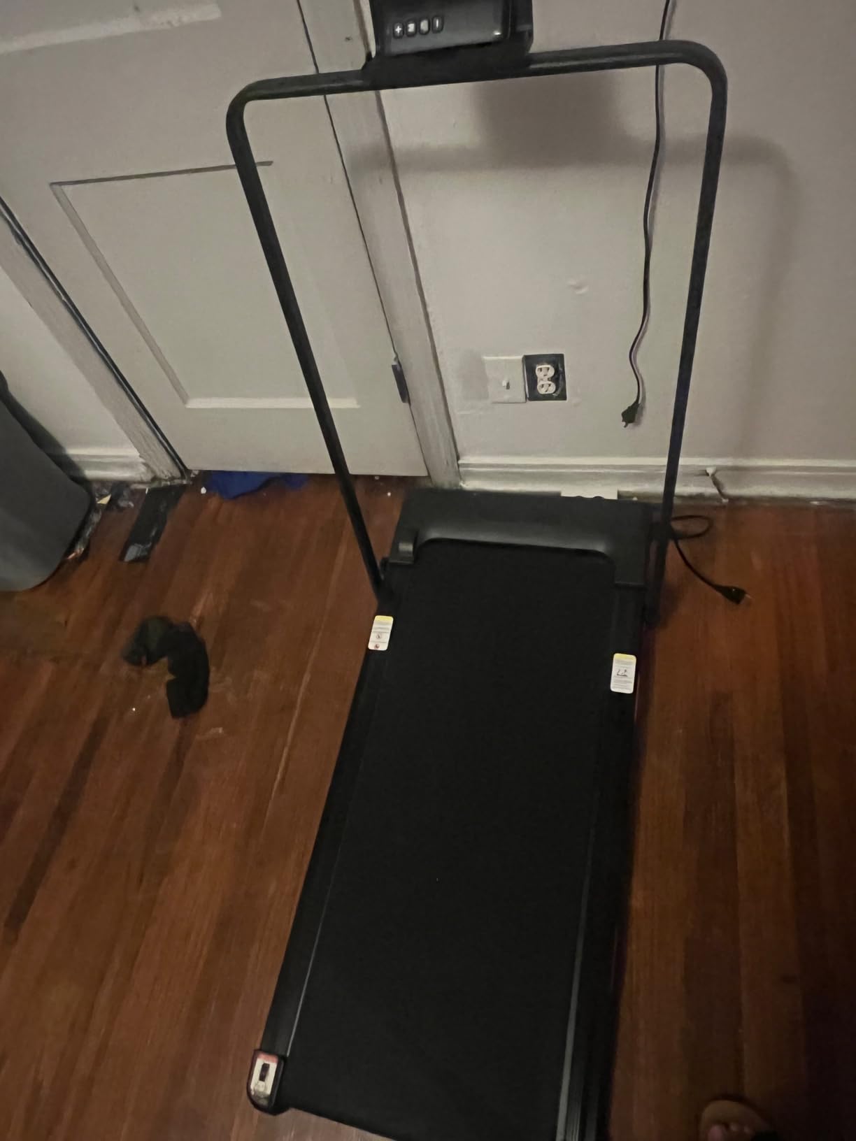 CURSOR FITNESS 16% Incline Treadmills for Home Small with 3 LED Displays | 400LBS Capacity Foldable Walking Pad Treadmill with Low Noise 3.0HP Motor, Portable Treadmill 0.6-7.0MPH customer photo 2