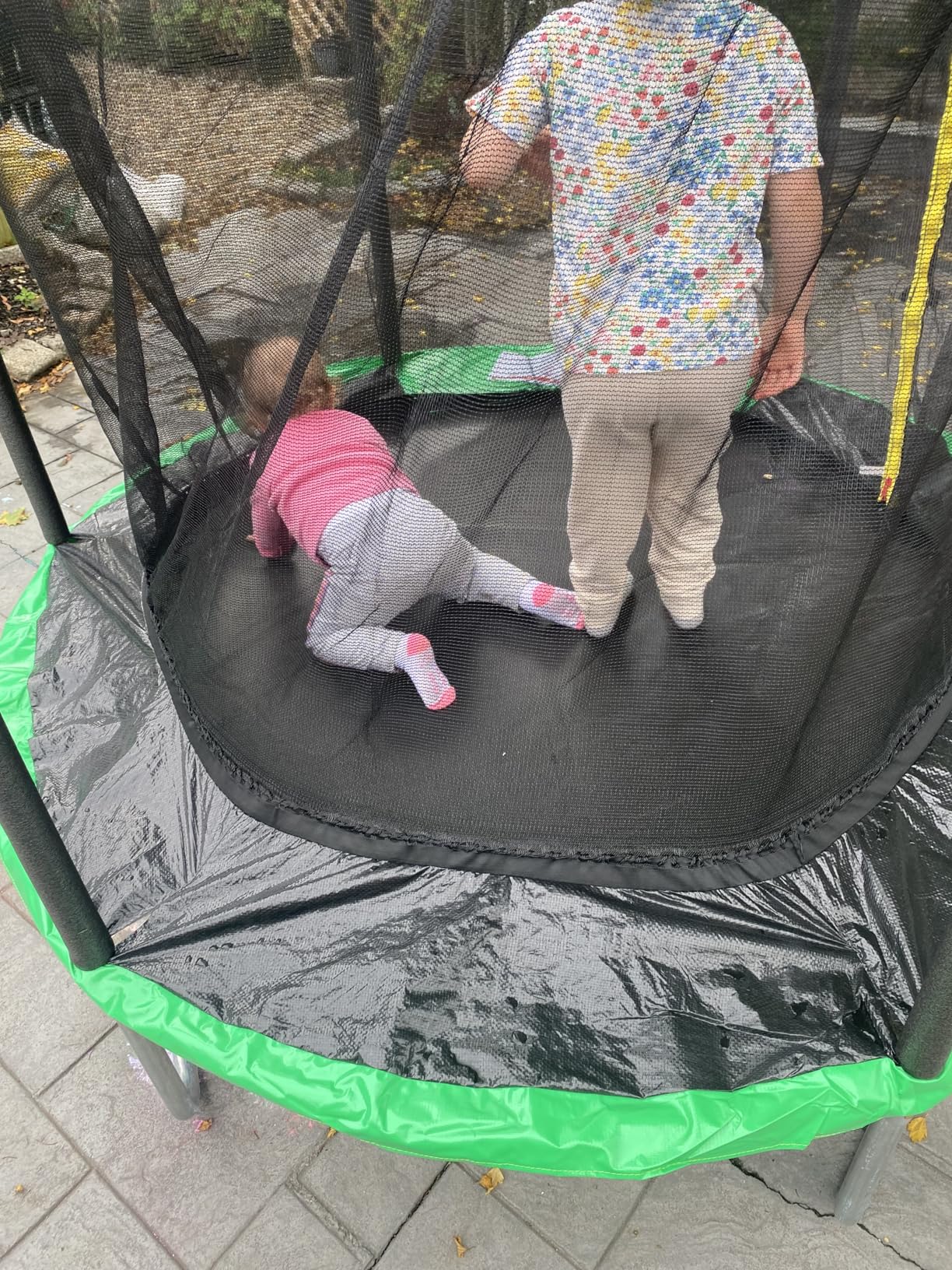 12 FT/14 FT Rectangle Trampoline with Net | Perfect Outdoor Rectangular Trampolines for Kids - Gymnastics Style Tranpoline with Enclosure & Ladder, Max Load 440 lbs customer photo 2