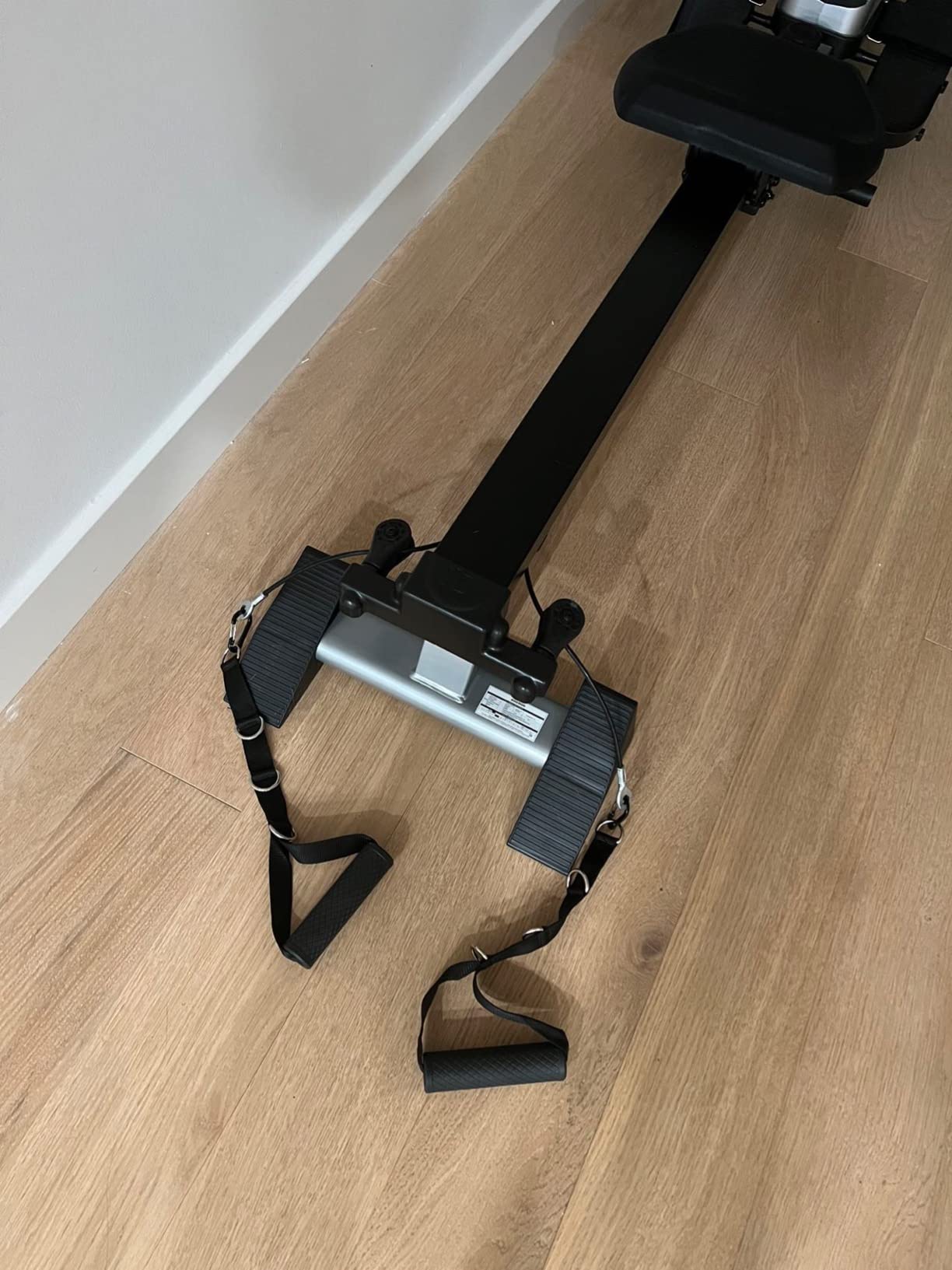 pooboo Rowing Machines for Home, Magnetic Rowing Machine with Adjustable Resistance, Folding Rower Machine of Quiet, 350lbs Weight Capacity, Comfortable Seat Cushion, LCD Monitor, App Support customer photo 2