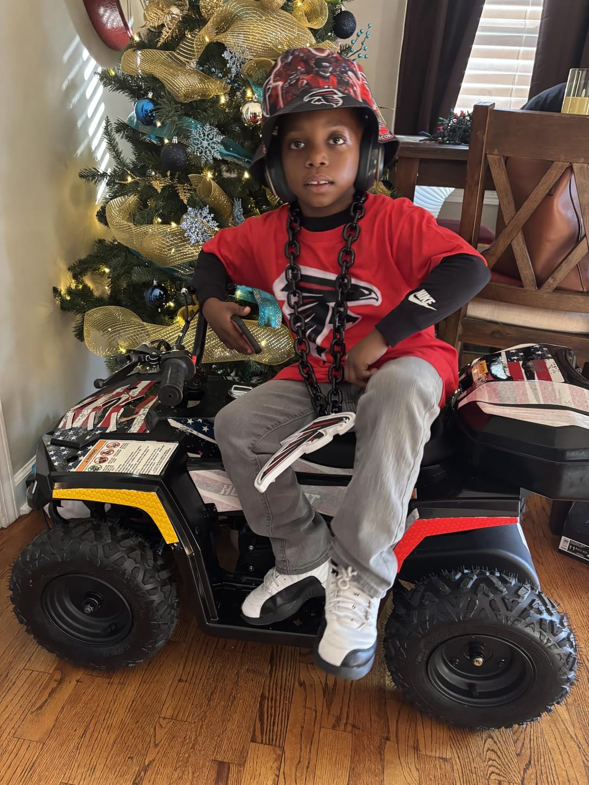 MOSTA 40cc Gas Four Wheelers, Gas Powered ATV for Kids, Pink | Kids Gas 4 Wheeler with Storage Box, Dirt Quad, 4-Stroke Engine, Max 15 MPH, Parental Speed Control, Pull Start customer photo 2