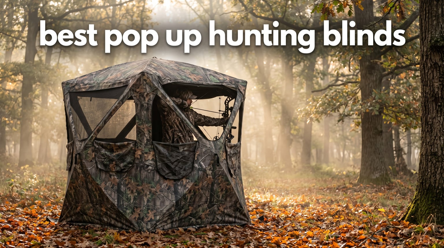 best pop up hunting blinds