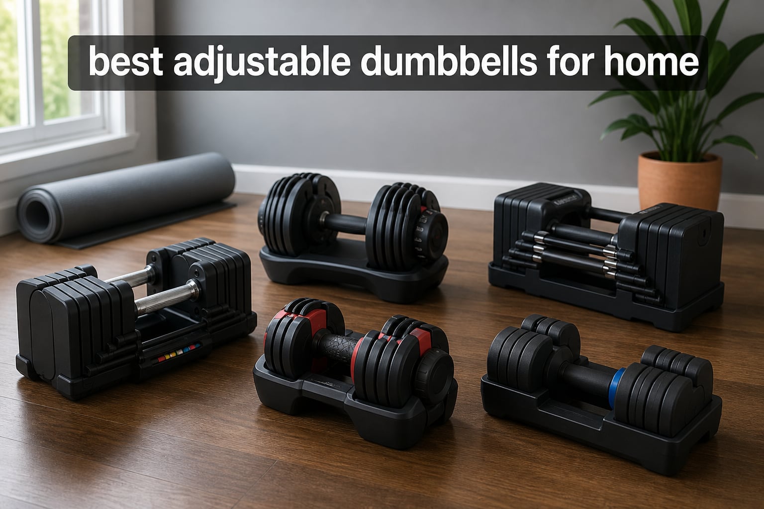 best adjustable dumbbells for home