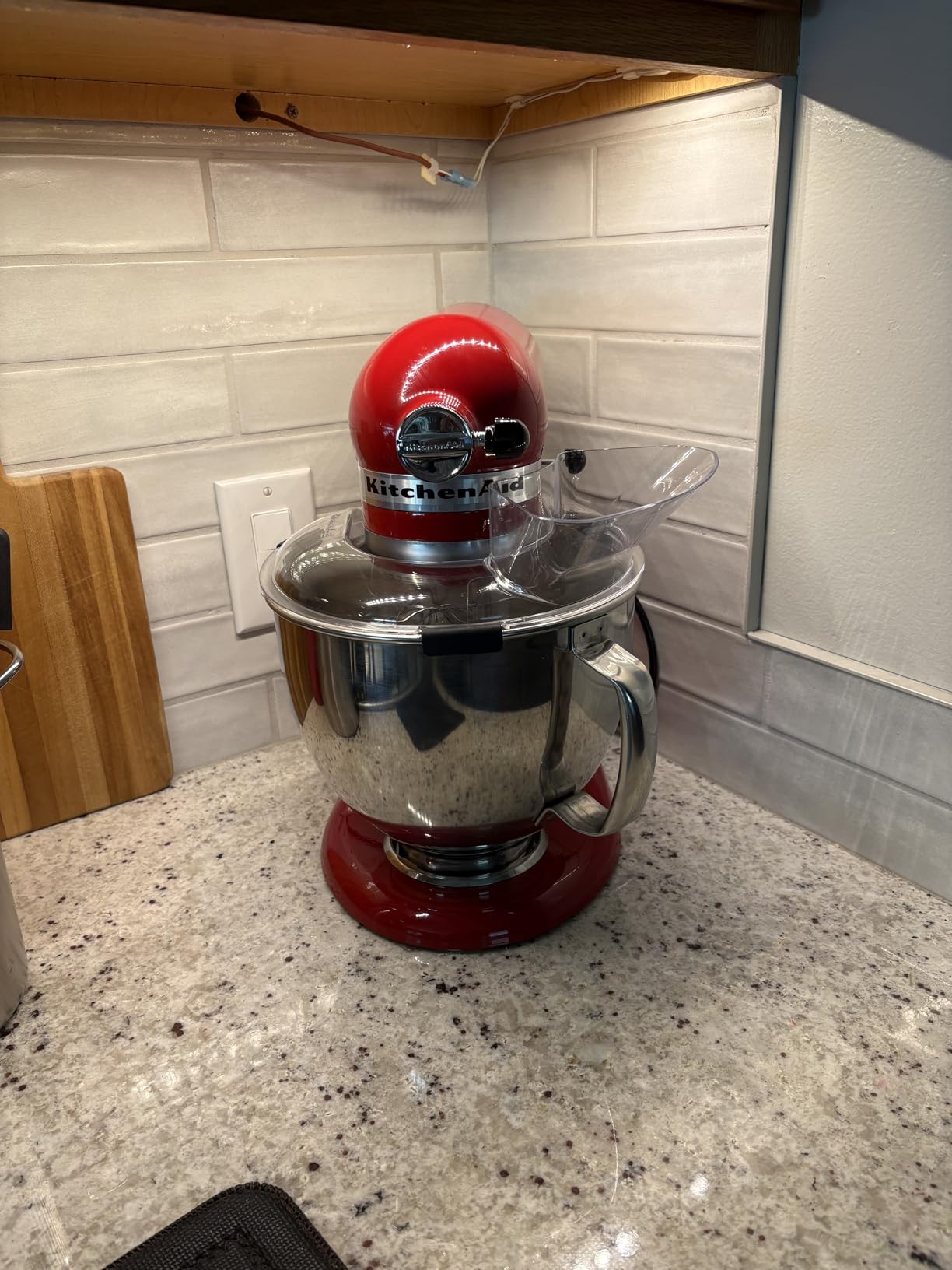 KitchenAid Artisan, 5-Qt Tilt Head Stand Mixer, KSM150PS, Empire Red customer photo 1