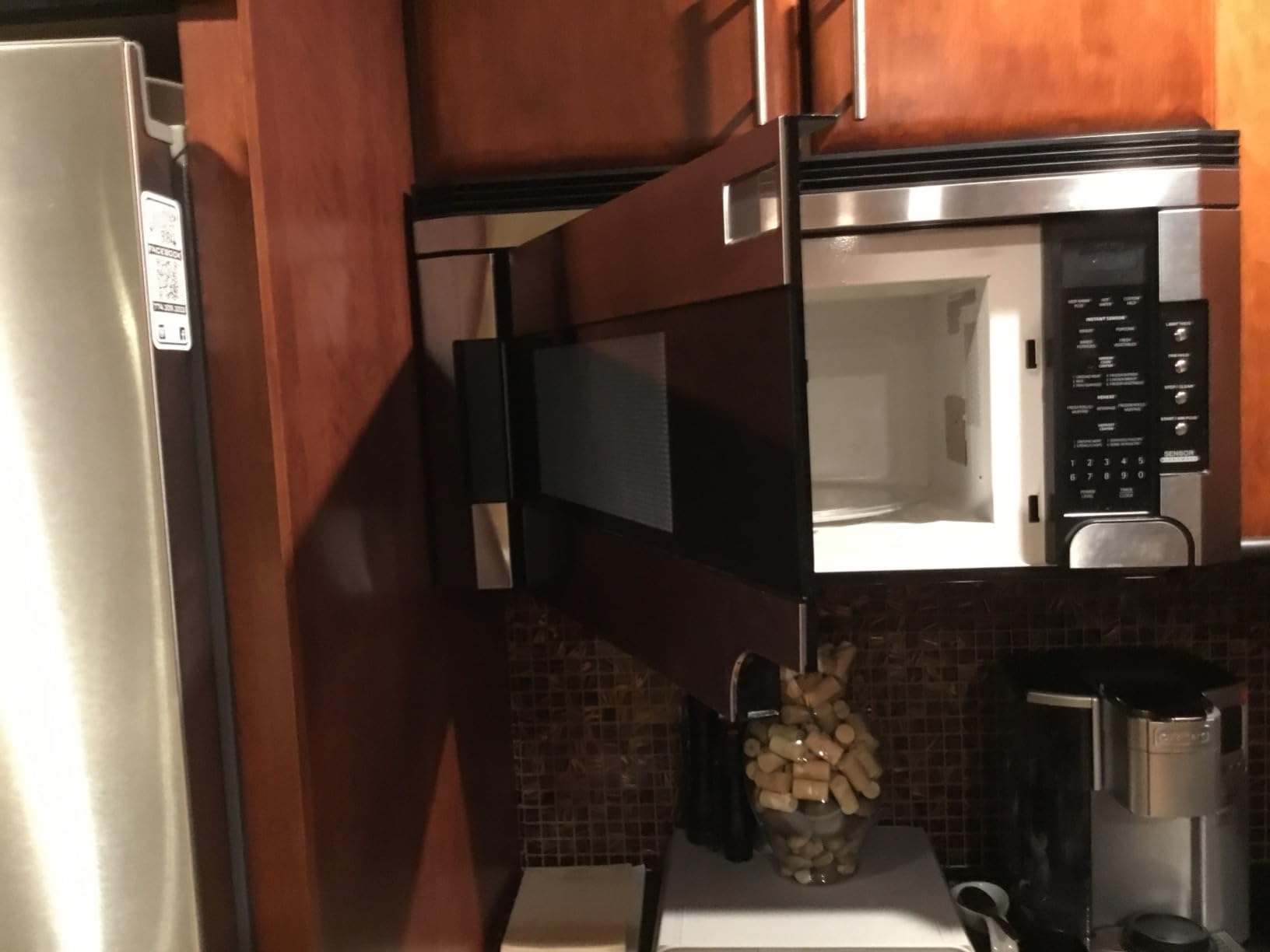 Sharp R1514TY 1-1/2-Cubic-Foot 1000-Watt Over-the-Range Microwave, Stainless customer photo 1