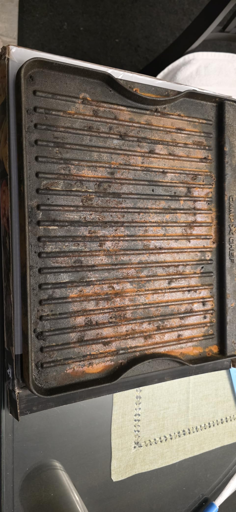 Camp Chef Cast Iron Griddle - 14 x 16, Non-Stick Grill/Griddle Sides customer photo 1