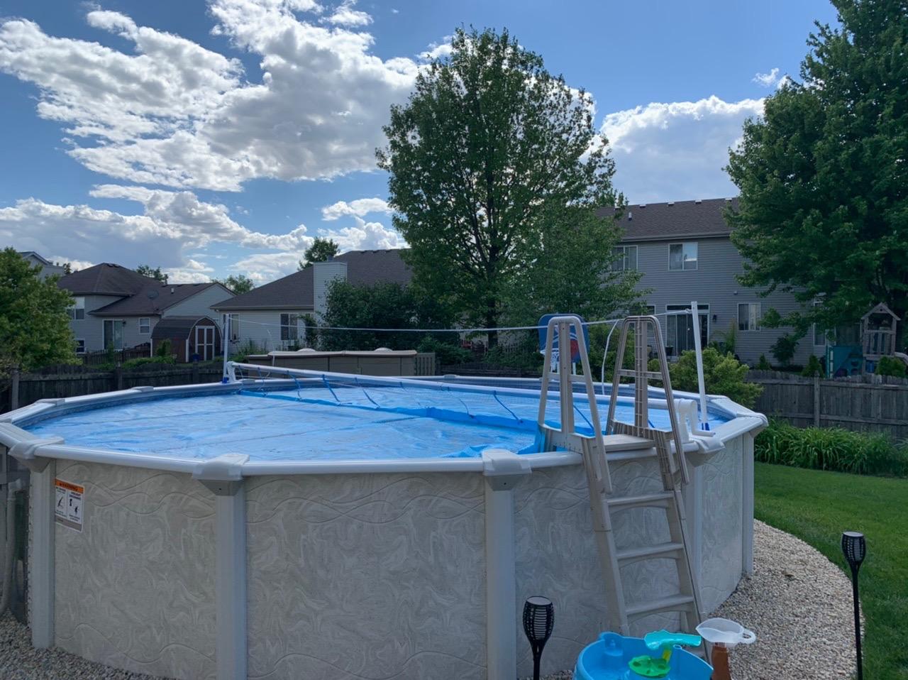 Poolmaster Swimming Pool Basketball and Volleyball Game Combo, Above-Ground Pool customer photo 1