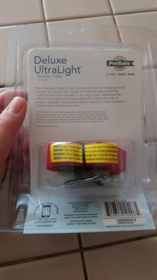 PetSafe Ultralight Collar In-Ground Fence customer photo 1