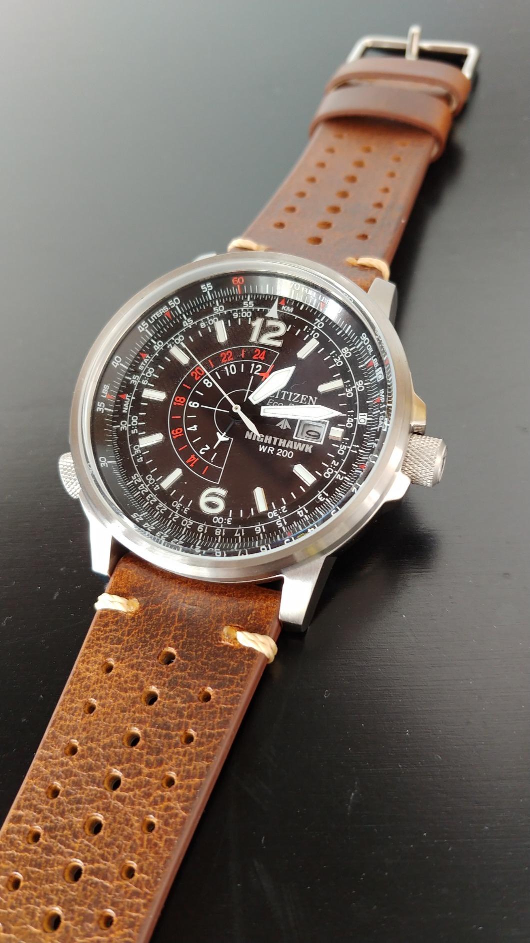 CITIZEN Men's Eco-Drive Promaster Nighthawk 42mm Stainless Steel BJ7000-52E customer photo 2