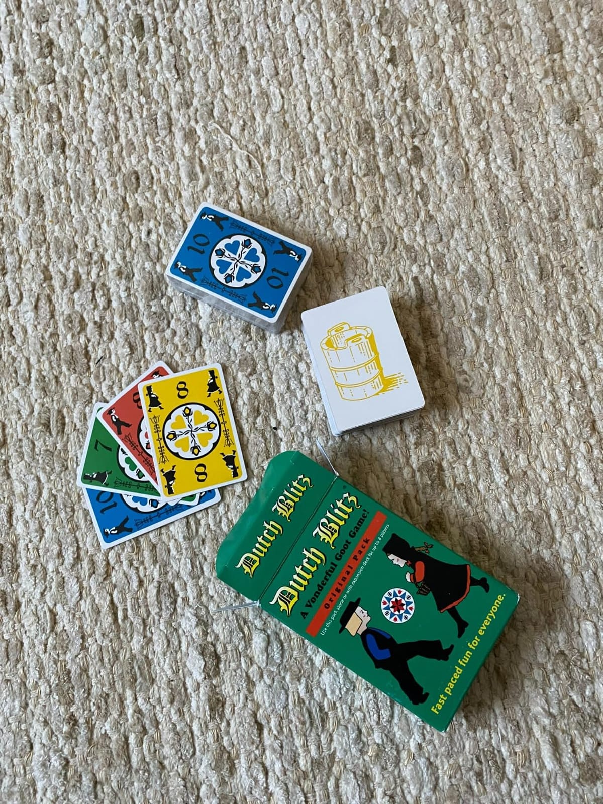 Dutch Blitz Card Game - Original Fast Paced Family Game with 160 Cards | Exciting 2-4 player competition for ages 8+, includes 4 colorful decks, simple rules, and quick-to-learn strategy play customer photo 1