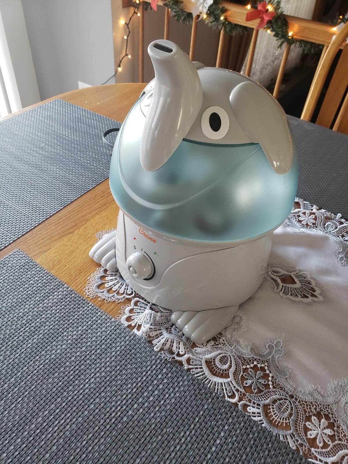 Crane Cute Animal Humidifier for Kids Bedroom and Nursery, Ultrasonic Cool Mist, 1 Gallon, Auto Shut Off, Cool Mist Humidifier customer photo 1