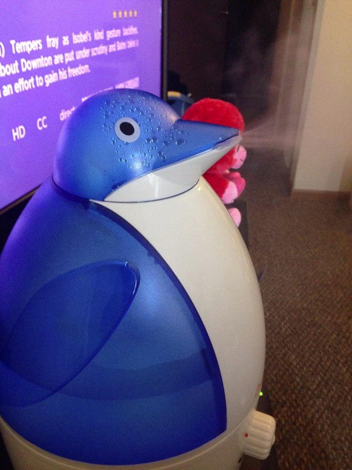 Crane Cute Animal Humidifier for Kids Bedroom and Nursery, Ultrasonic Cool Mist, 1 Gallon, Auto Shut Off, Cool Mist Humidifier customer photo 2