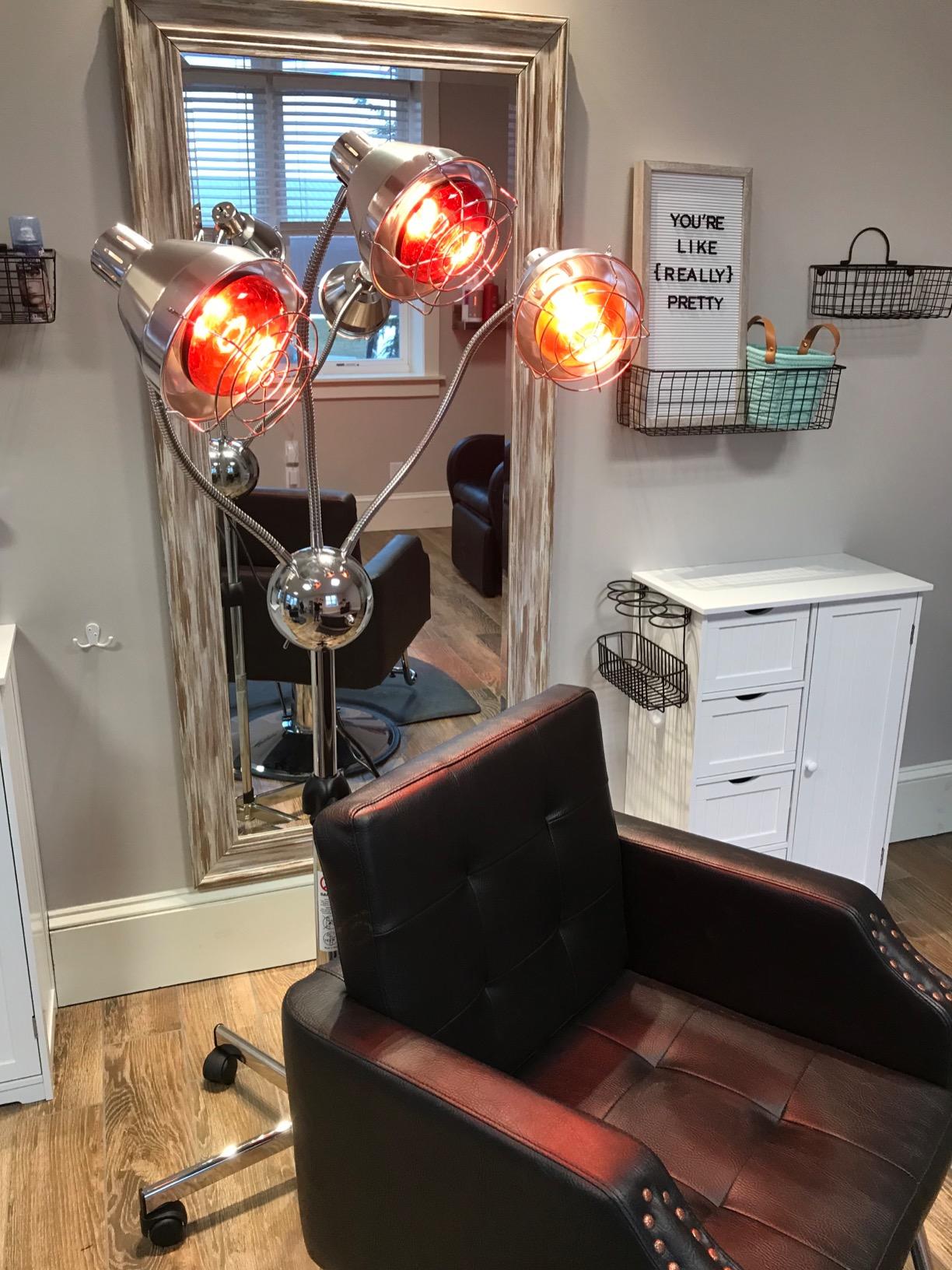 Pibbs TL931 Infrared Hair Processor 3 Head Salon Heat Lamp 750W customer photo 2