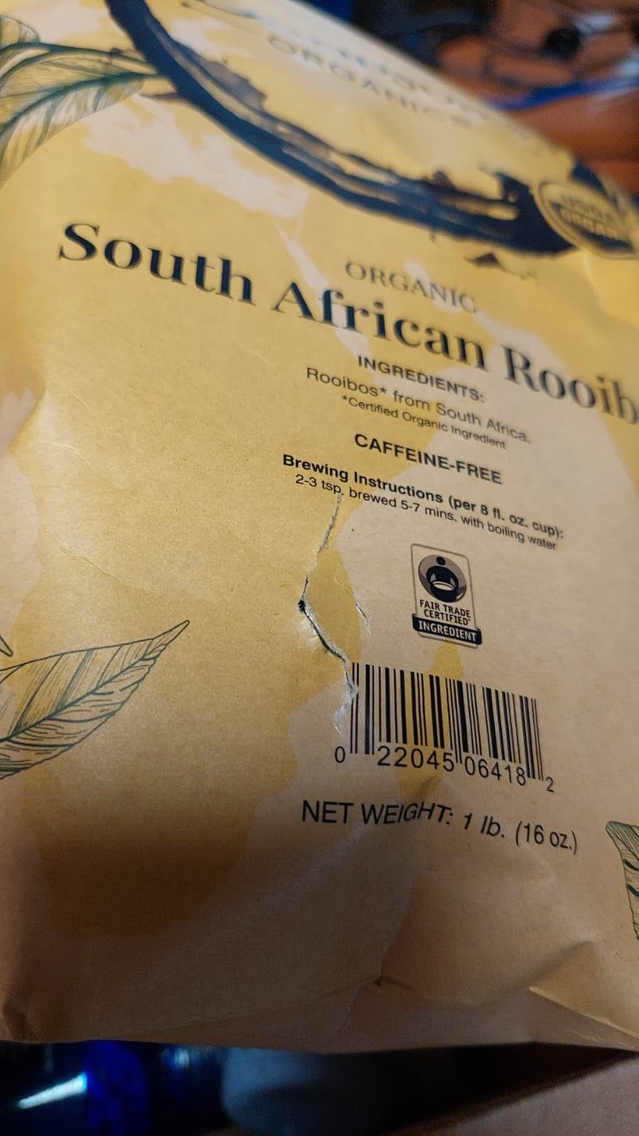Davidson's Organics, South African Rooibos, Loose Leaf Tea, 16-Ounce Bag (Packaging May Vary) customer photo 2