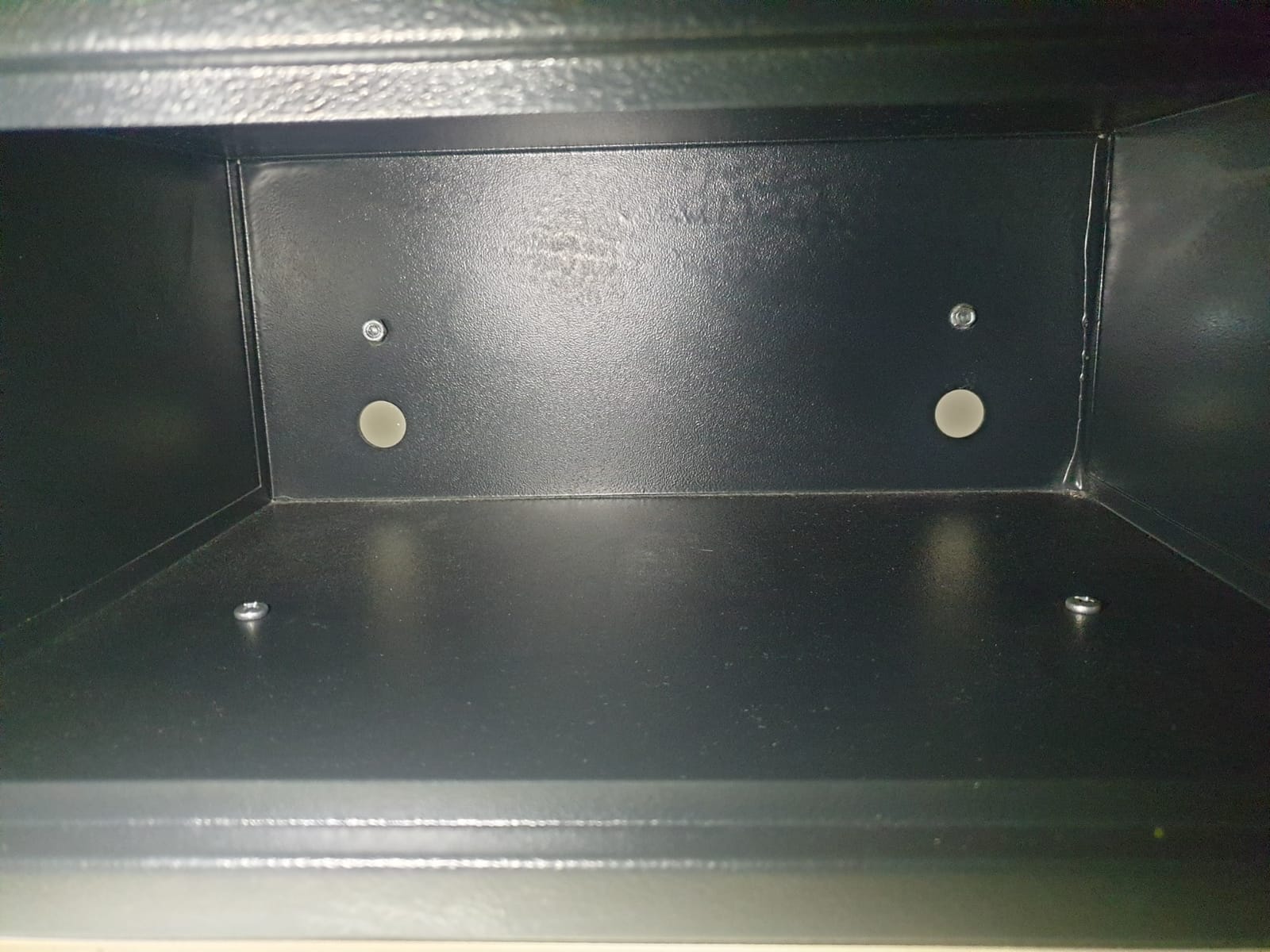 SentrySafe Shelf Safe with Digital Keypad Lock, Steel Safe with Interior Lining and Bolt Down Kit for Money, Jewelry, 0.78 Cubic Feet, 7.1 x 16.9 x 13.8 Inches, X075 customer photo 2
