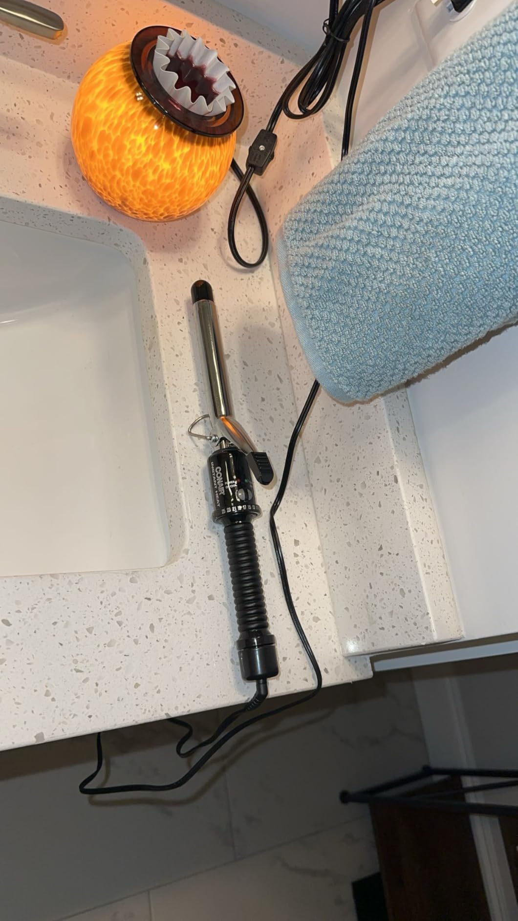 Conair Curling Iron, Short to Medium Hair, 3/4-in. Barrel, Black/Silver customer photo 1