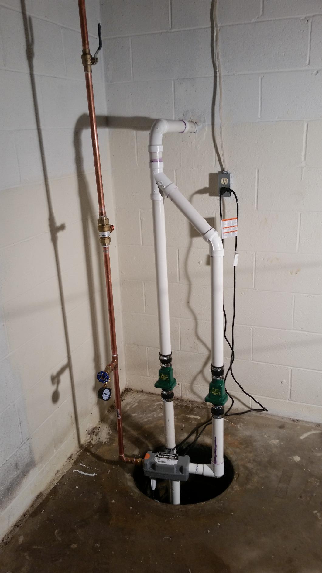 SumpJet® Water Powered Backup Emergency Sump Pump customer photo 2