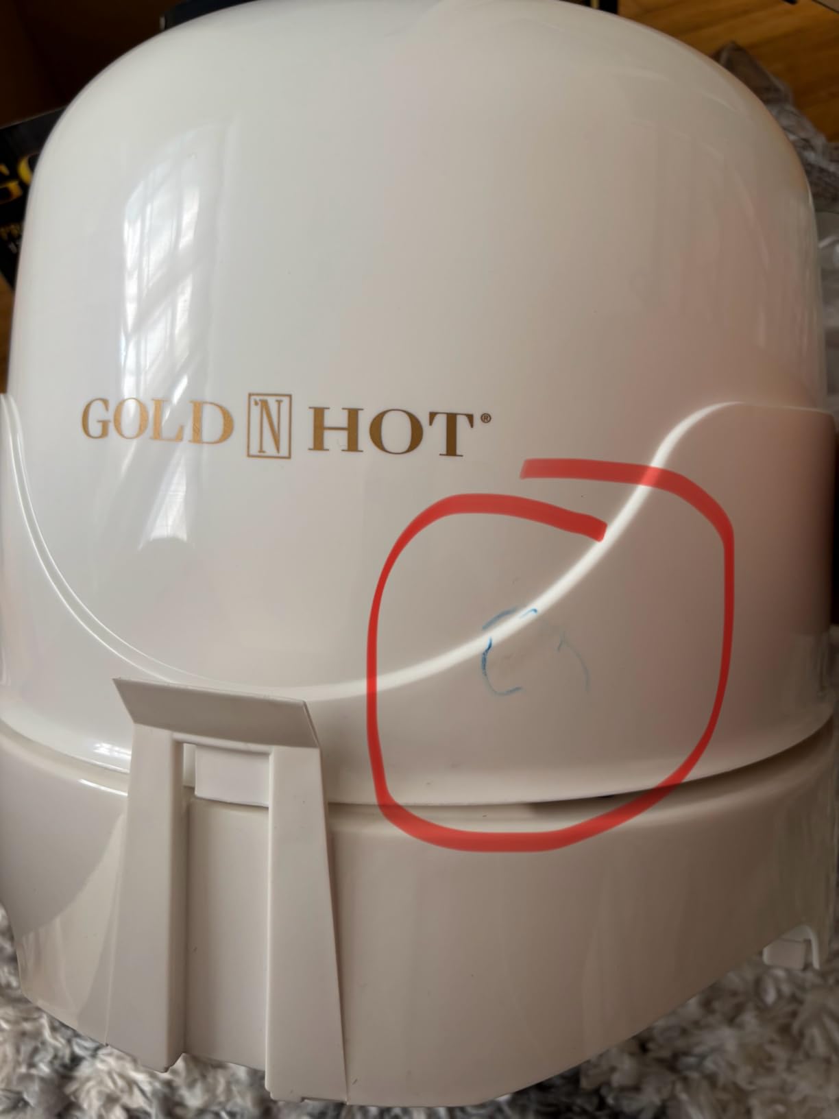 Gold N Hot Professional 1200W Full Hood Hair Dryer | For Roller Sets and Conditioning Treatments customer photo 1