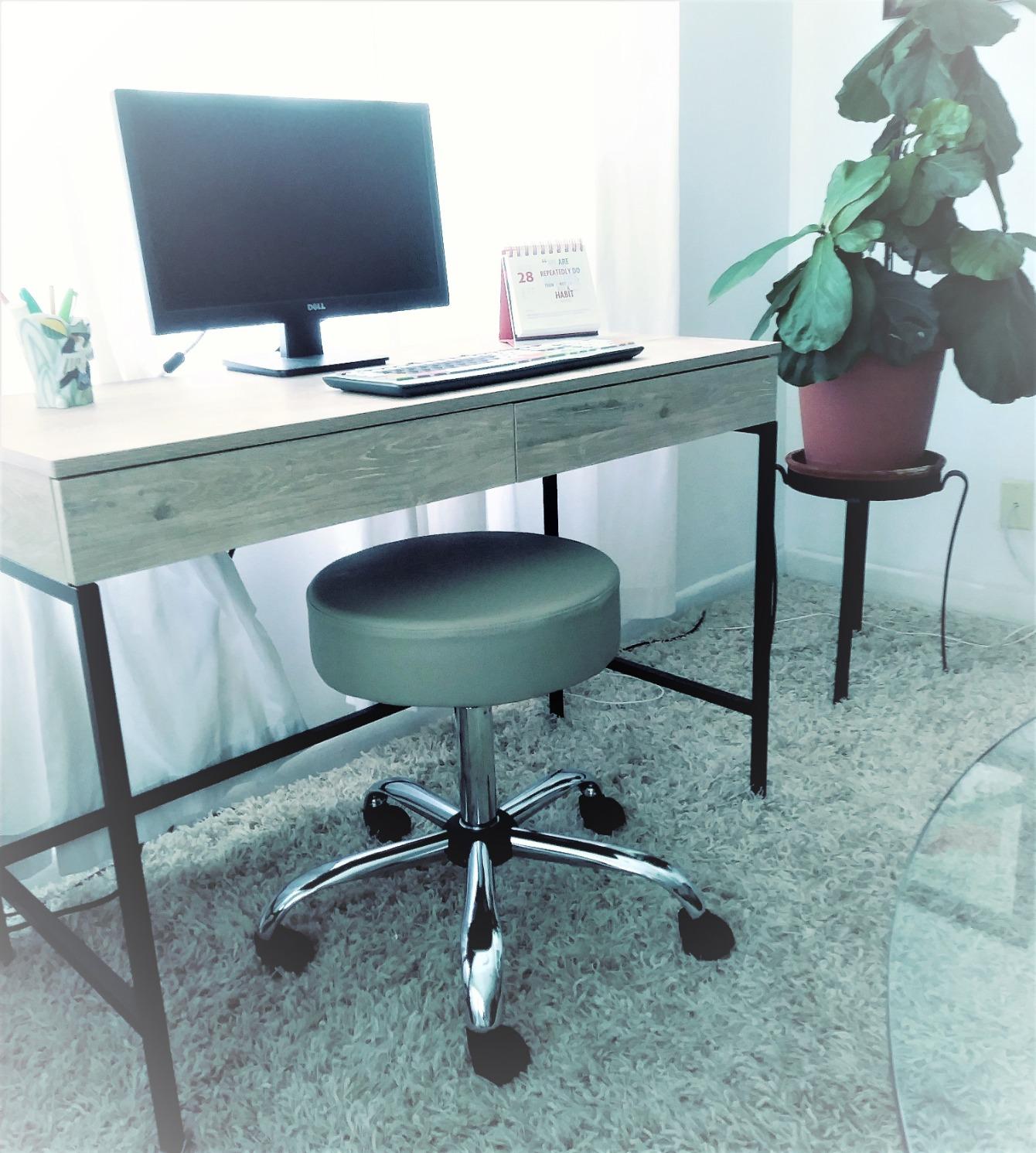 Boss Office Products Be Well Medical Spa Stool in Beige, 250 (B240-BG) customer photo 1