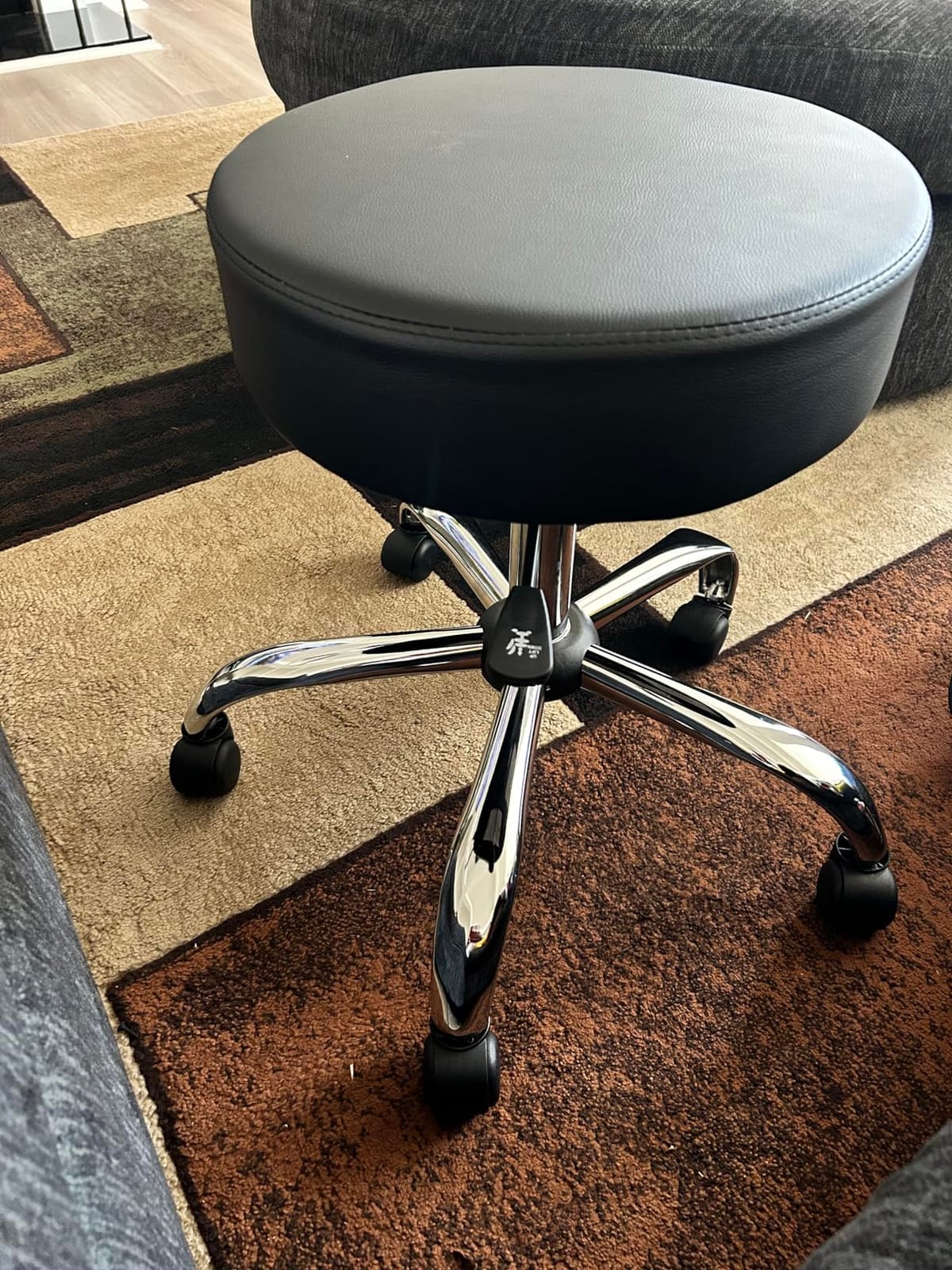 Boss Office Products Be Well Medical Spa Stool in Beige, 250 (B240-BG) customer photo 2