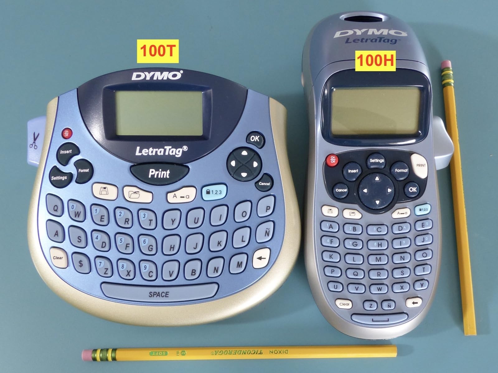 DYMO LetraTag Bundle, Handheld 100T Printer, Portable, QWERTY Keyboard, Includes 13ft Black on White Labels and 13ft Black on Clear Labels - Home Organization, Crafting, Labeling customer photo 2