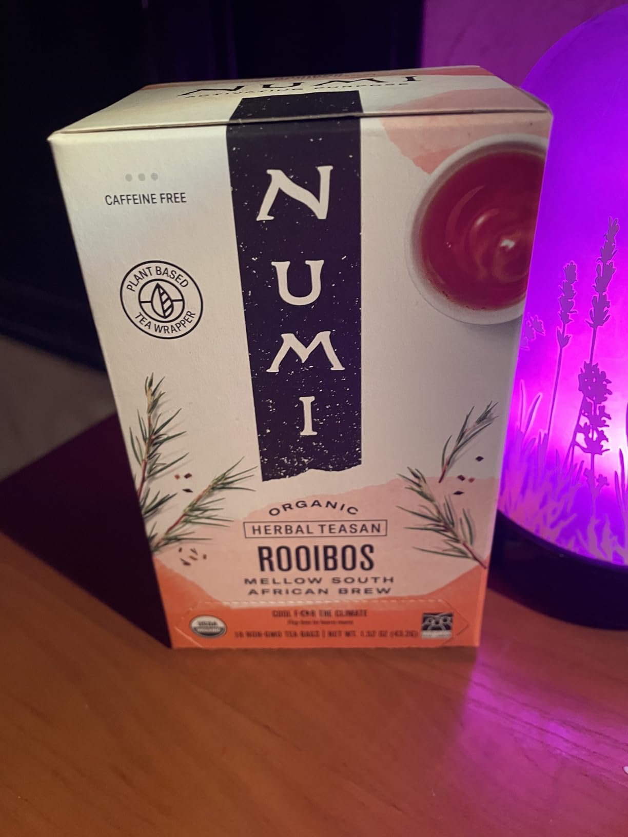 Numi Organic Rooibos Tea, 18 Herbal Tea Bags, Caffeine Free customer photo 1