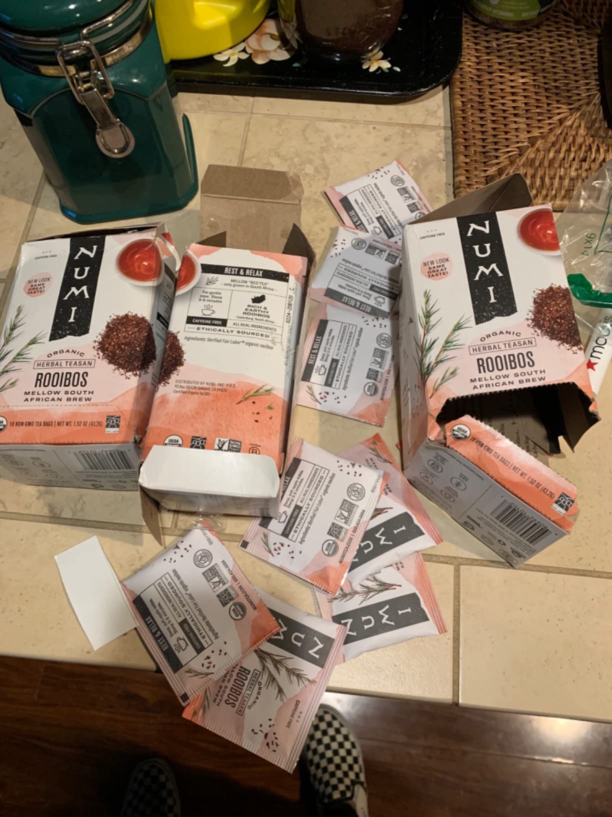 Numi Organic Rooibos Tea, 18 Herbal Tea Bags, Caffeine Free customer photo 2