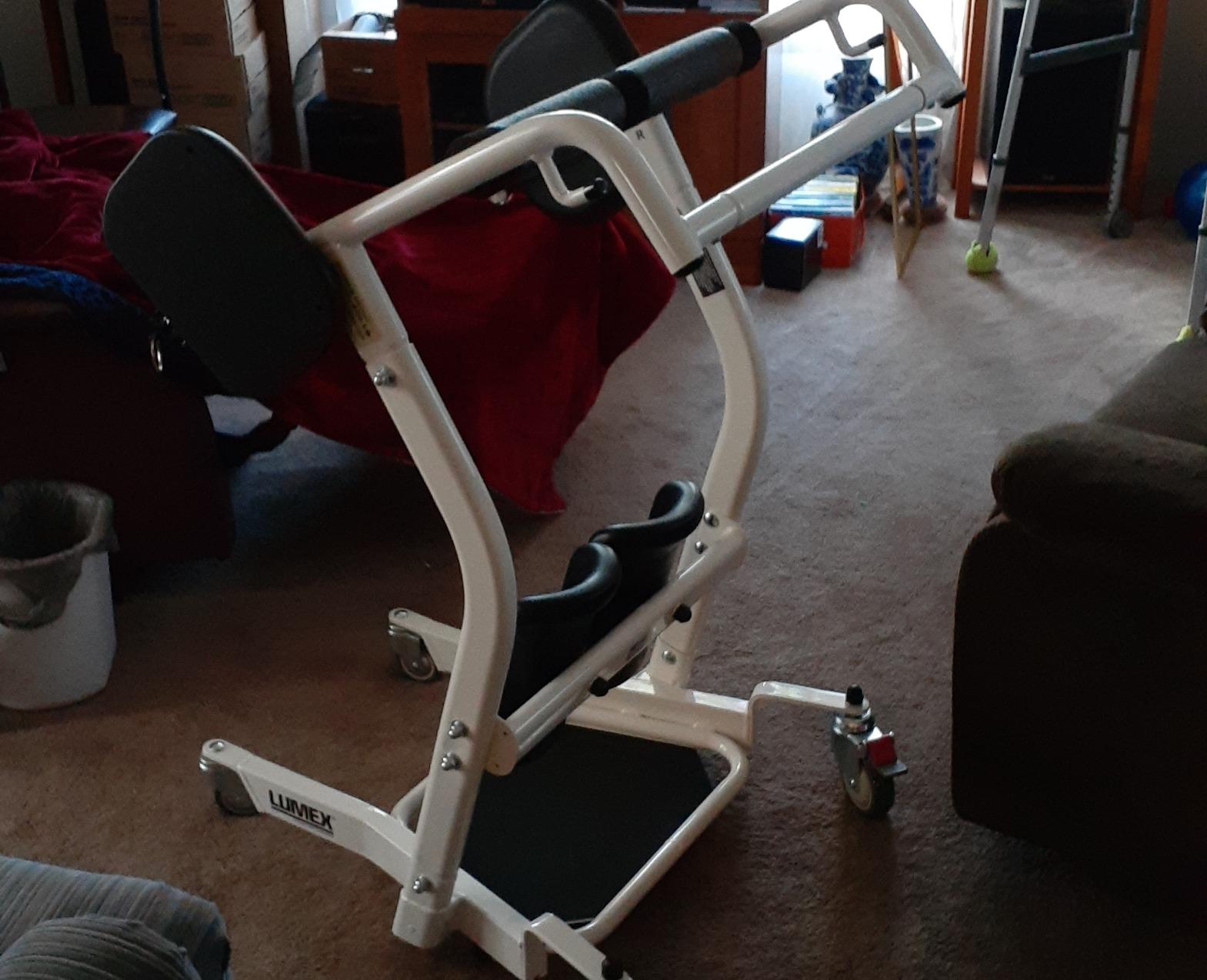 Lumex LF1600 Stand Assist, Sit to Stand Patient Lift for Elderly Seniors, Chair Transfer & Standing Support Aid customer photo 2