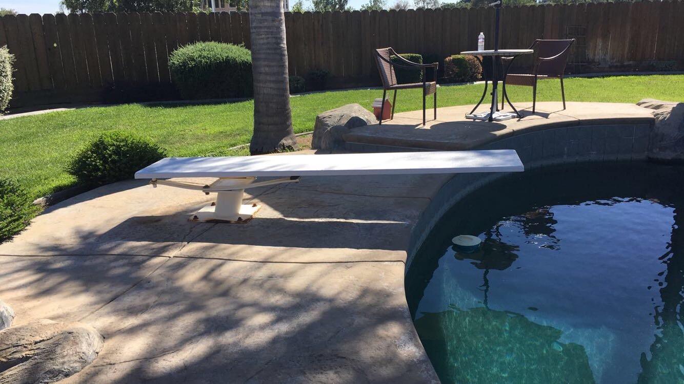 S.R. Smith 66-209-598S2 Frontier III Replacement Diving Board, 8-Feet, Radiant White customer photo 2
