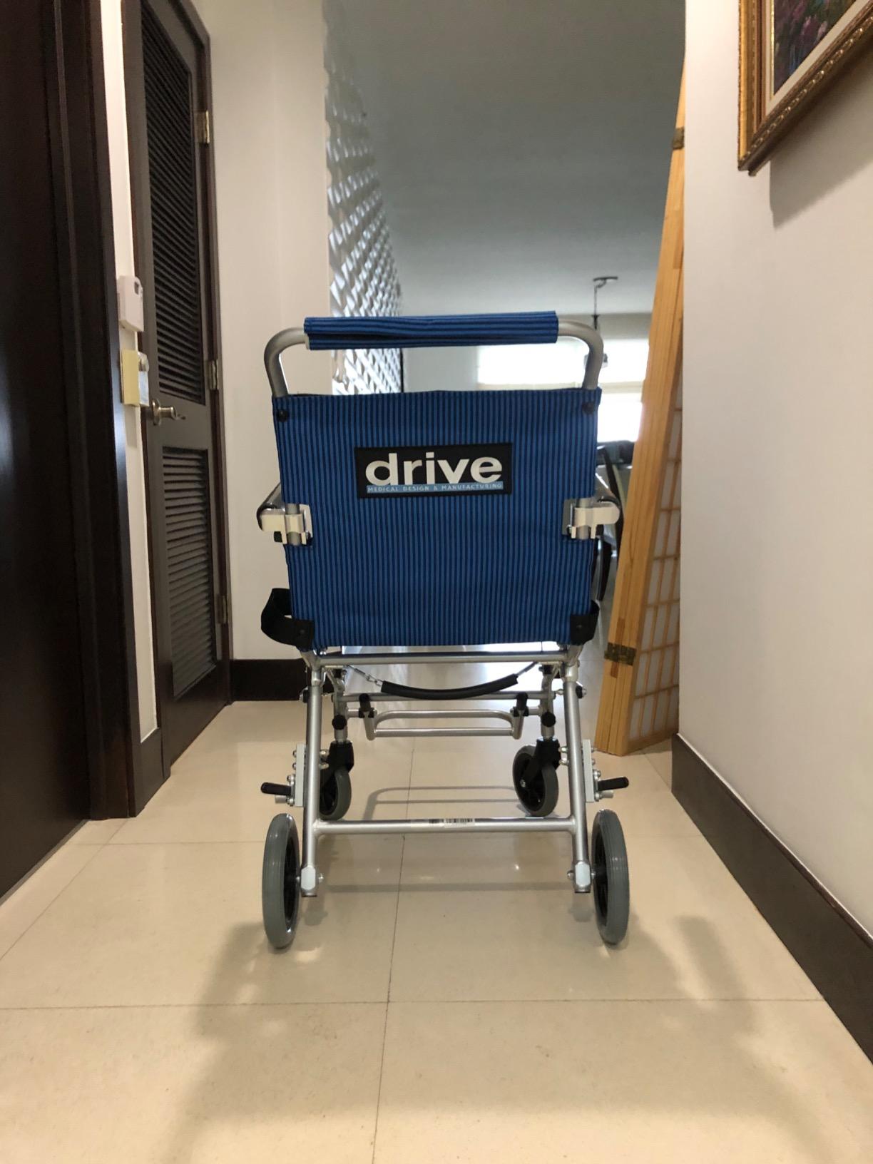 Drive Medical Lightweight Folding Transport Wheelchair with Carry Bag customer photo 1